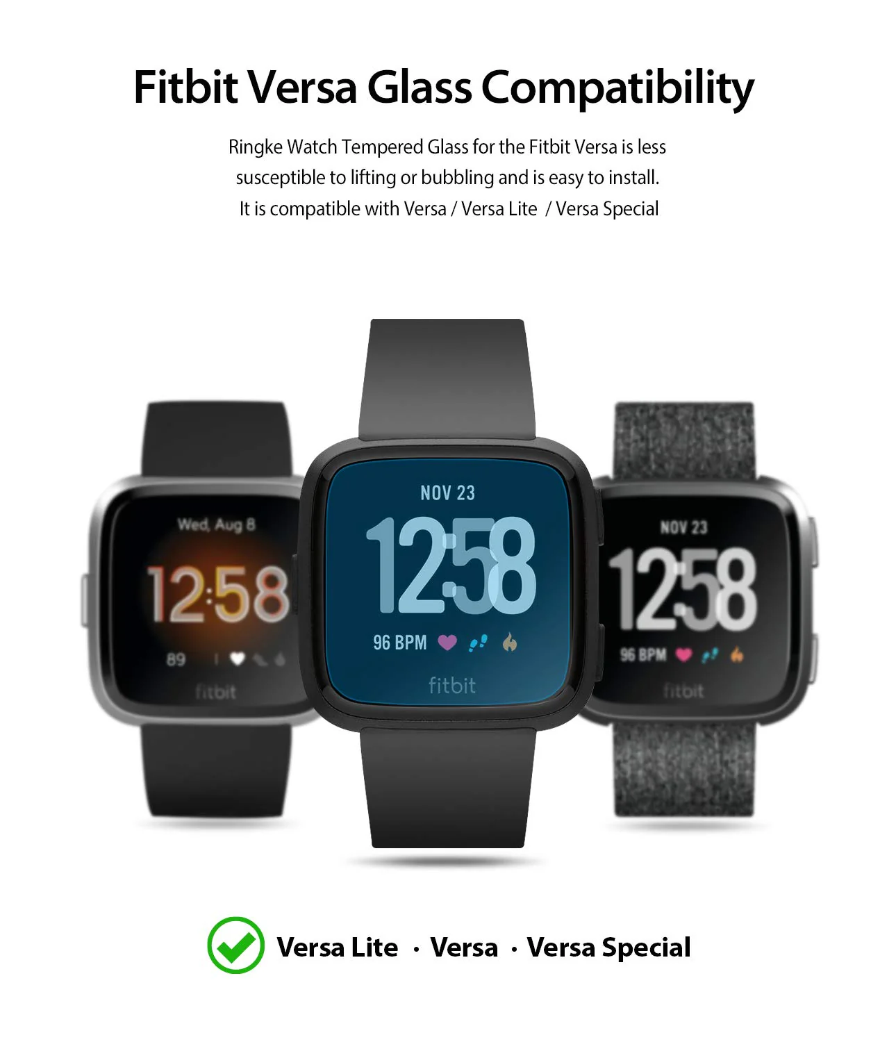 Fitbit Versa Screen Protector | Glass - Image 9