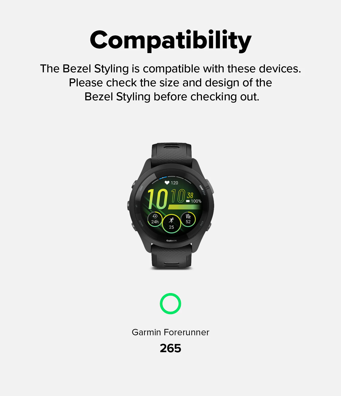 Forerunner 265 | Bezel Styling - Image 5