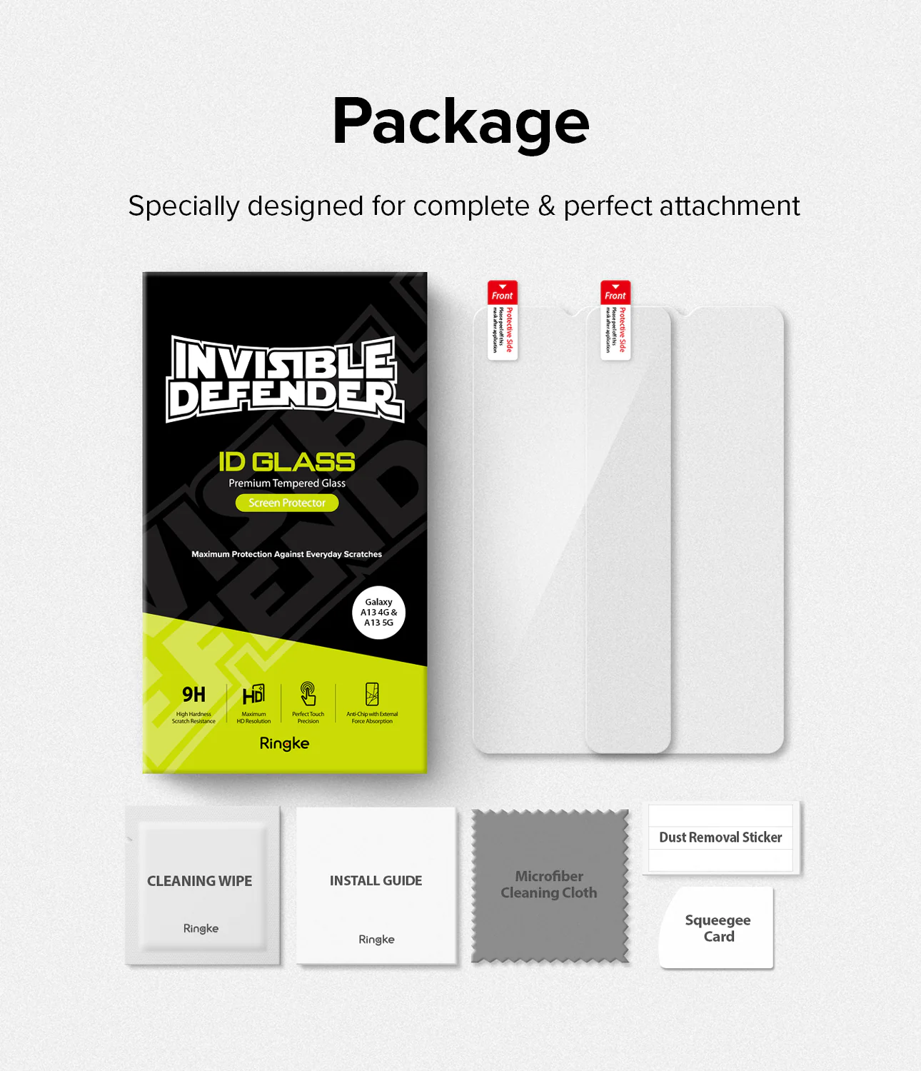 Galaxy A13 4G(LTE) / A13 5G Screen Protector [2P] | Invisible Defender - Image 13
