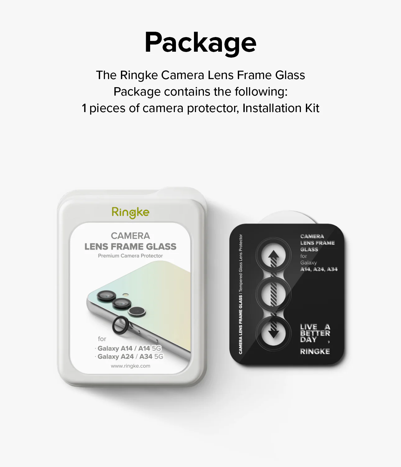 Galaxy A14/A24/A34 Camera Lens Protector | Camera Lens Frame Glass - Image 14