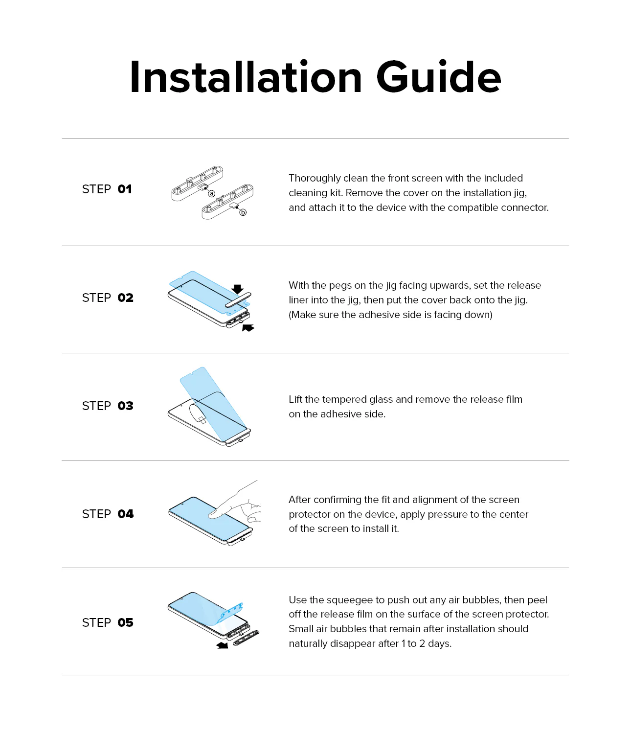 Galaxy A14 Screen Protector | Full Cover Glass - Image 15
