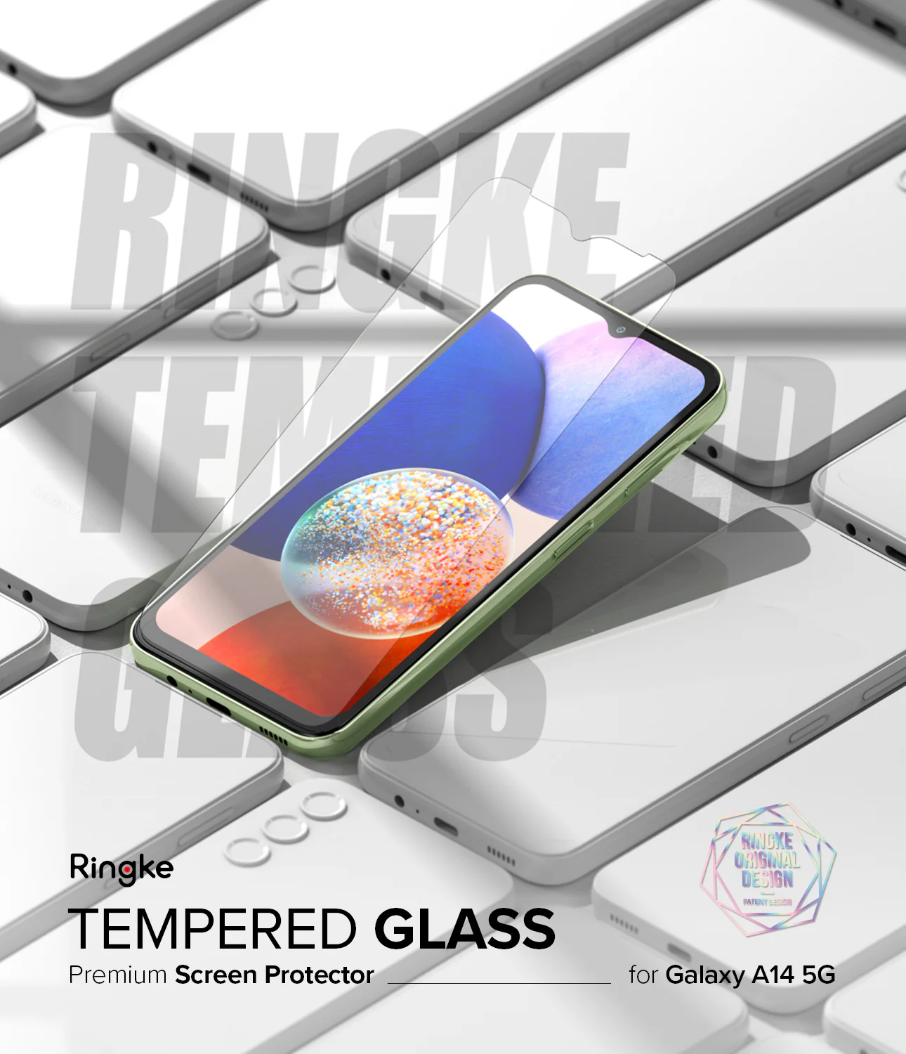 Galaxy A14 Screen Protector | Full Cover Glass - Image 2
