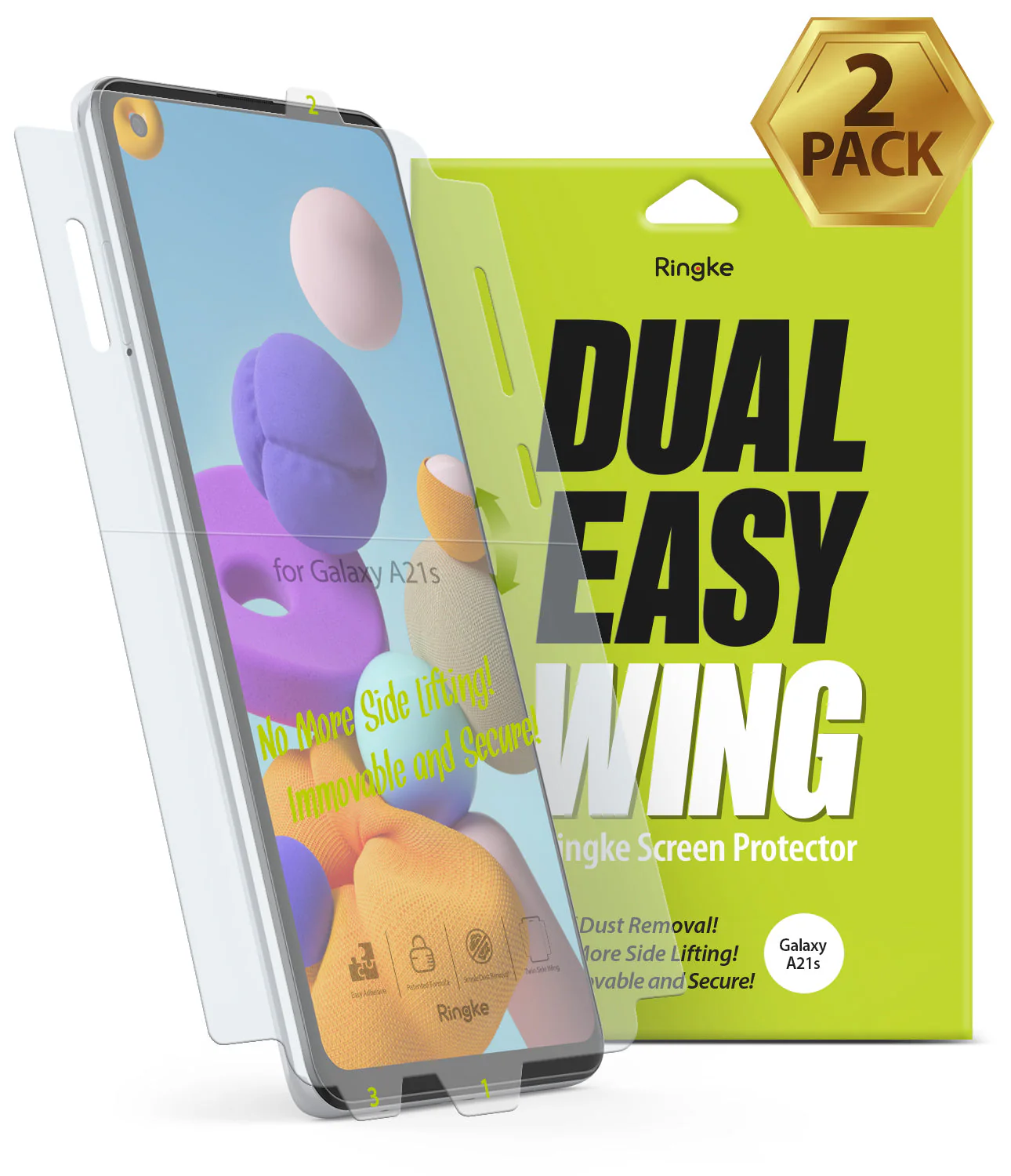 Galaxy A21s Screen Protector | Dual Easy Film