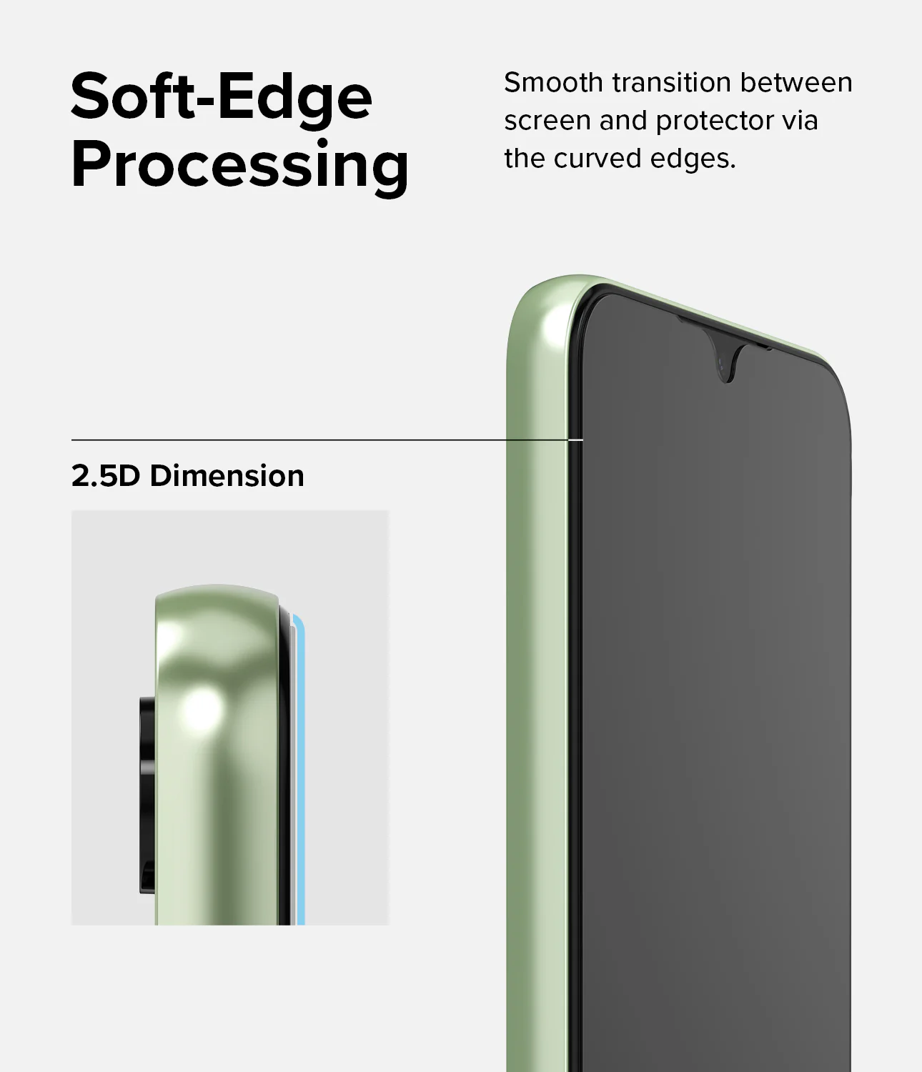 Galaxy A24 4G(LTE) Screen Protector | Full Cover Glass (2 Pack) - Image 8