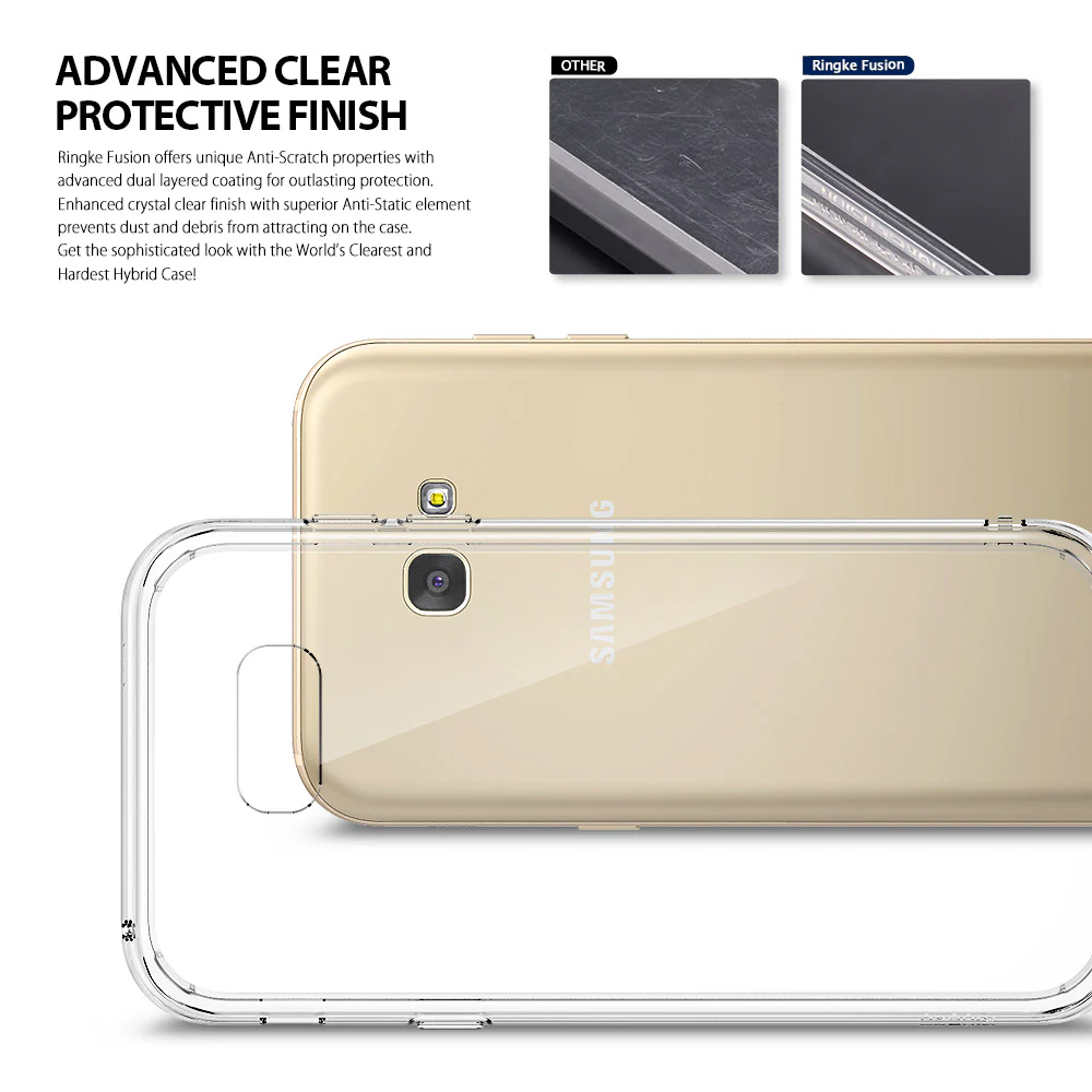 Galaxy A3 (2017) Case | Fusion - Smoke Black - Image 4