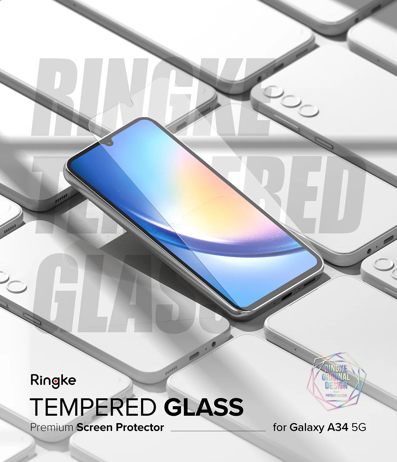 Galaxy A34 5G Screen Protector | Full Cover Glass - Image 2