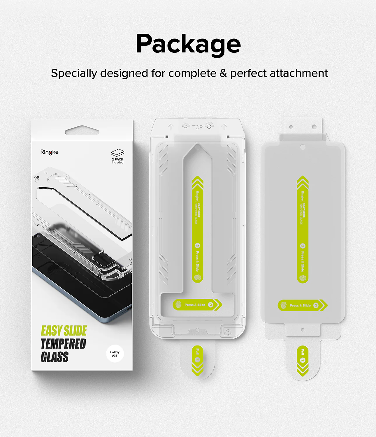 Galaxy A35 Screen Protector | Easy Slide Tempered Glass - Image 15