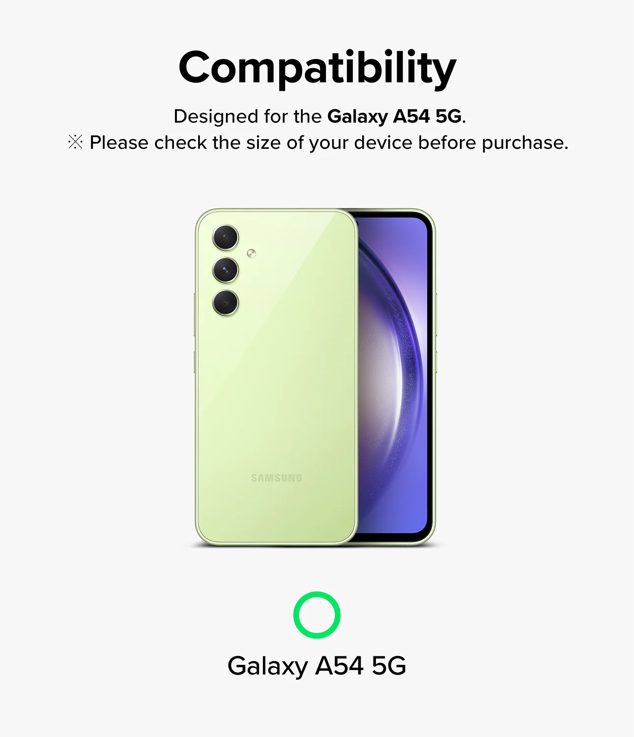 Galaxy A54 5G Camera Lens Protector | Camera Lens Frame Glass - Image 3