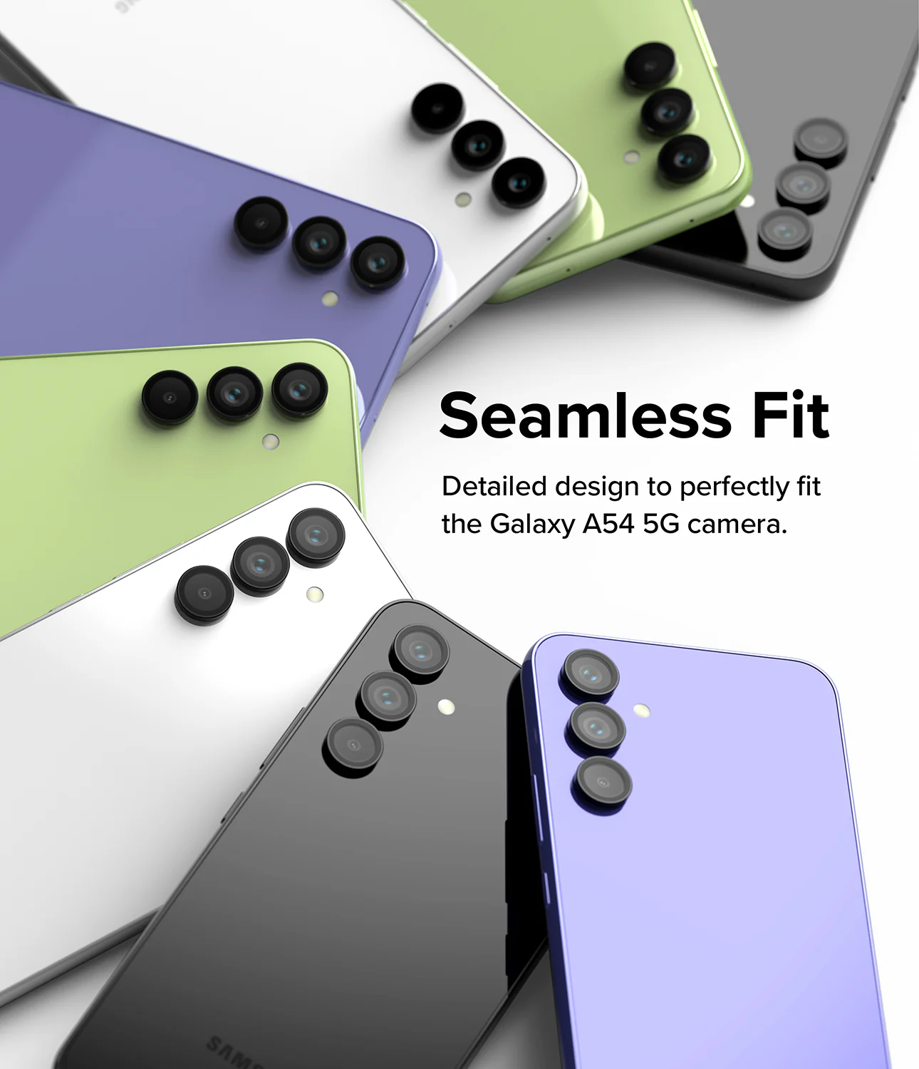 Galaxy A54 5G Camera Lens Protector | Camera Lens Frame Glass - Image 6