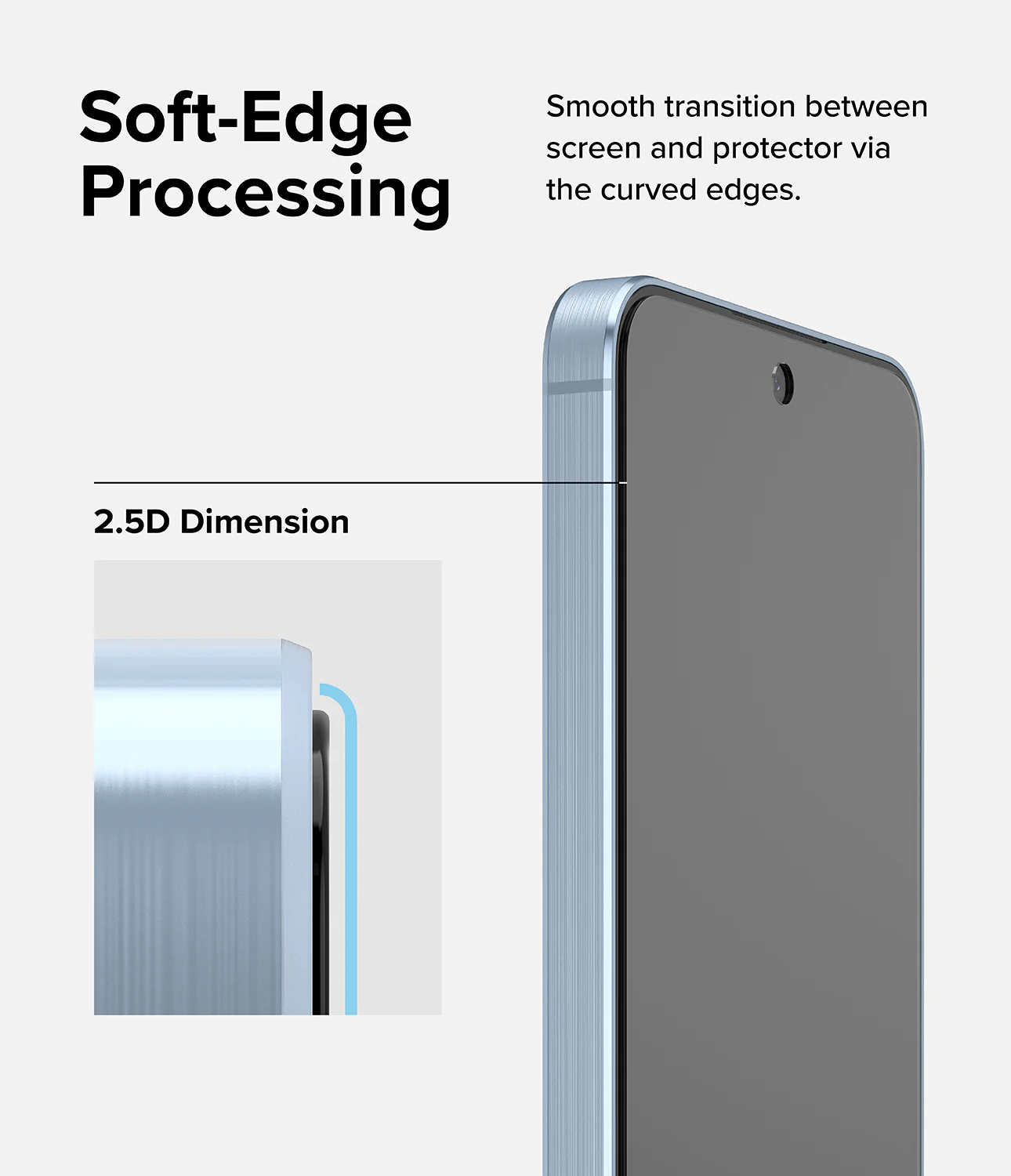 Galaxy A55 Screen Protector | Easy Slide Tempered Glass - Image 8