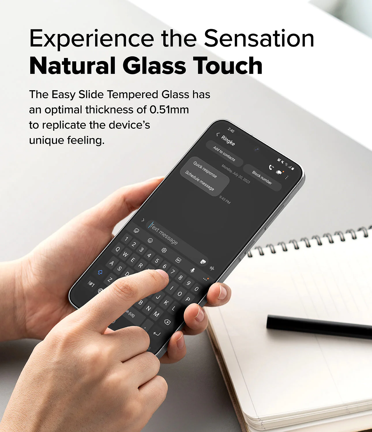 Galaxy A56 / A36 Screen Protector | Easy Slide Tempered Glass - Image 28