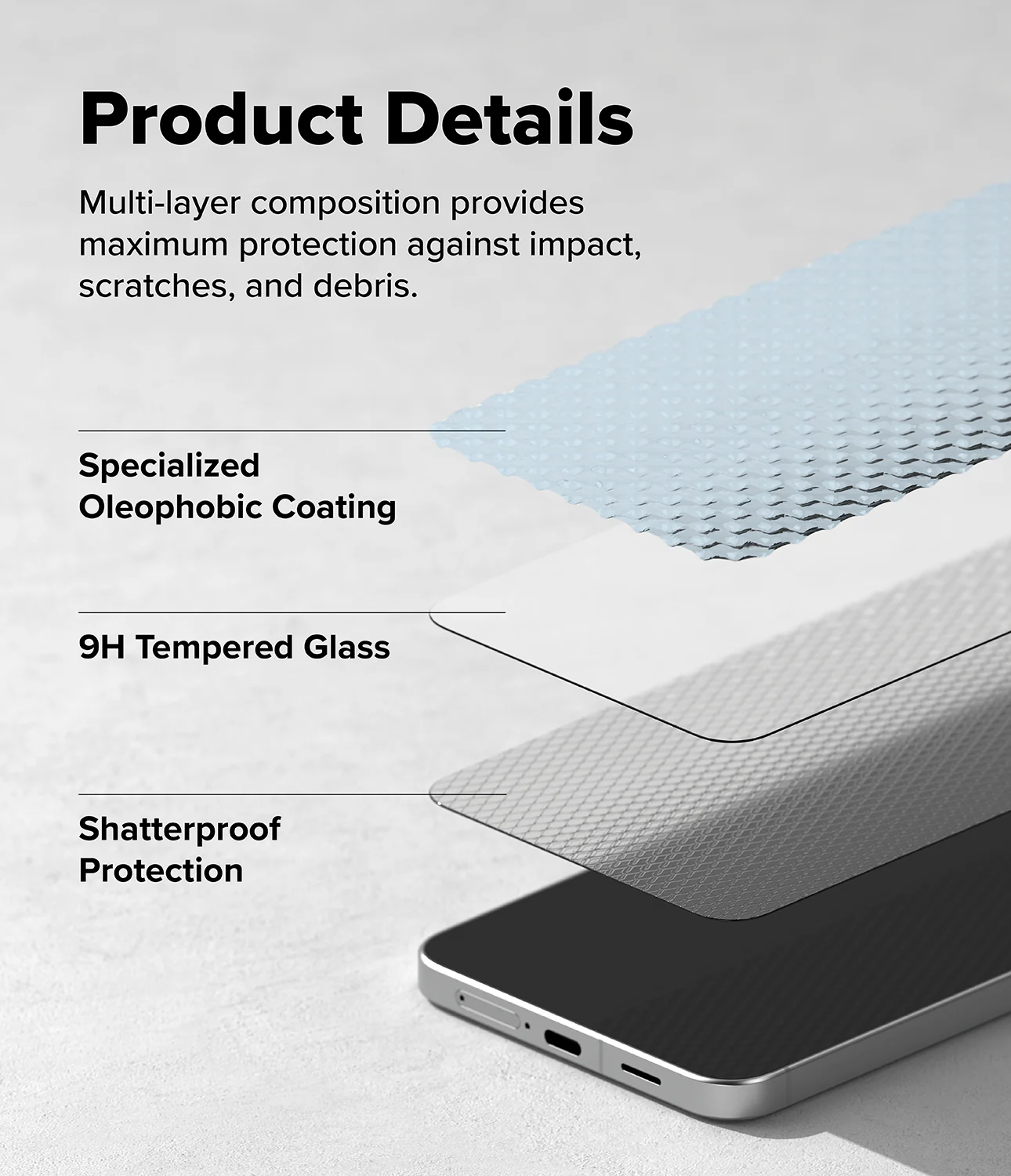 Galaxy A57 5G Screen Protector | Easy Slide Tempered Glass 2P - Image 10