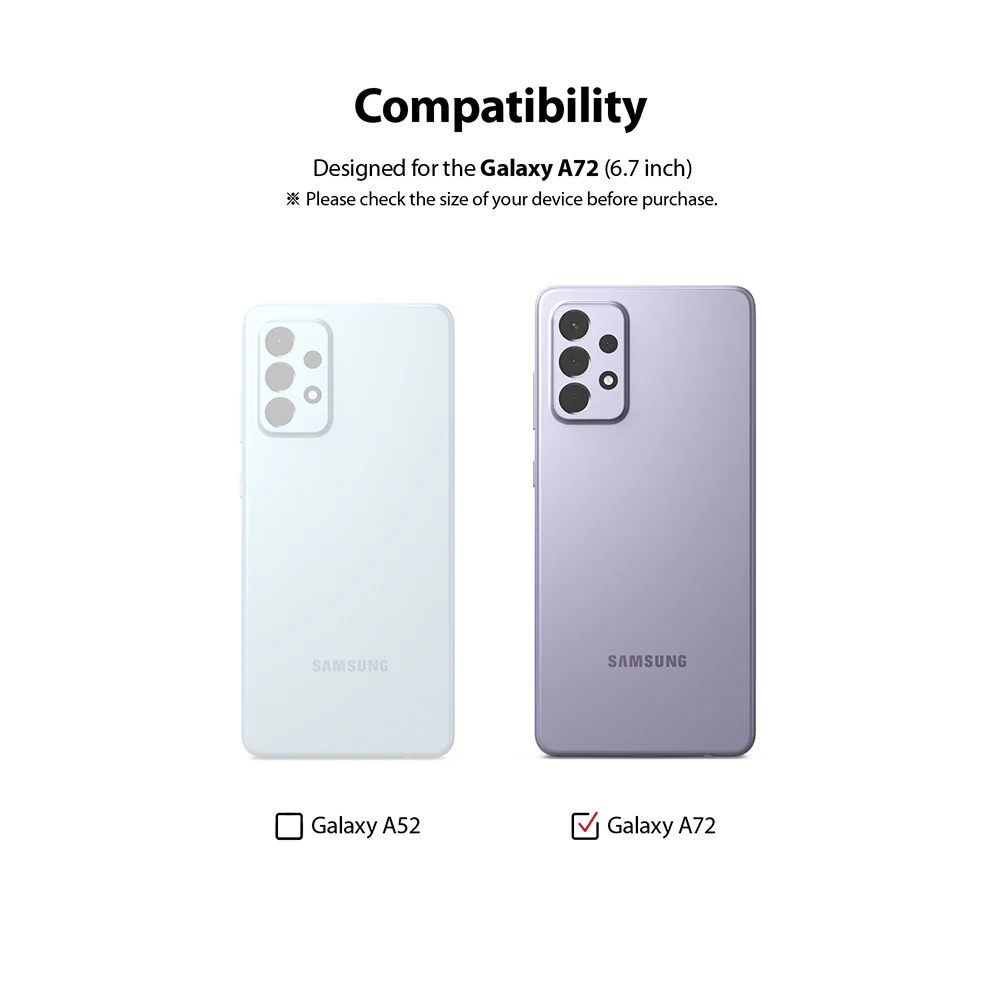 Galaxy A72 Screen Protector | Invisible Defender - Image 3