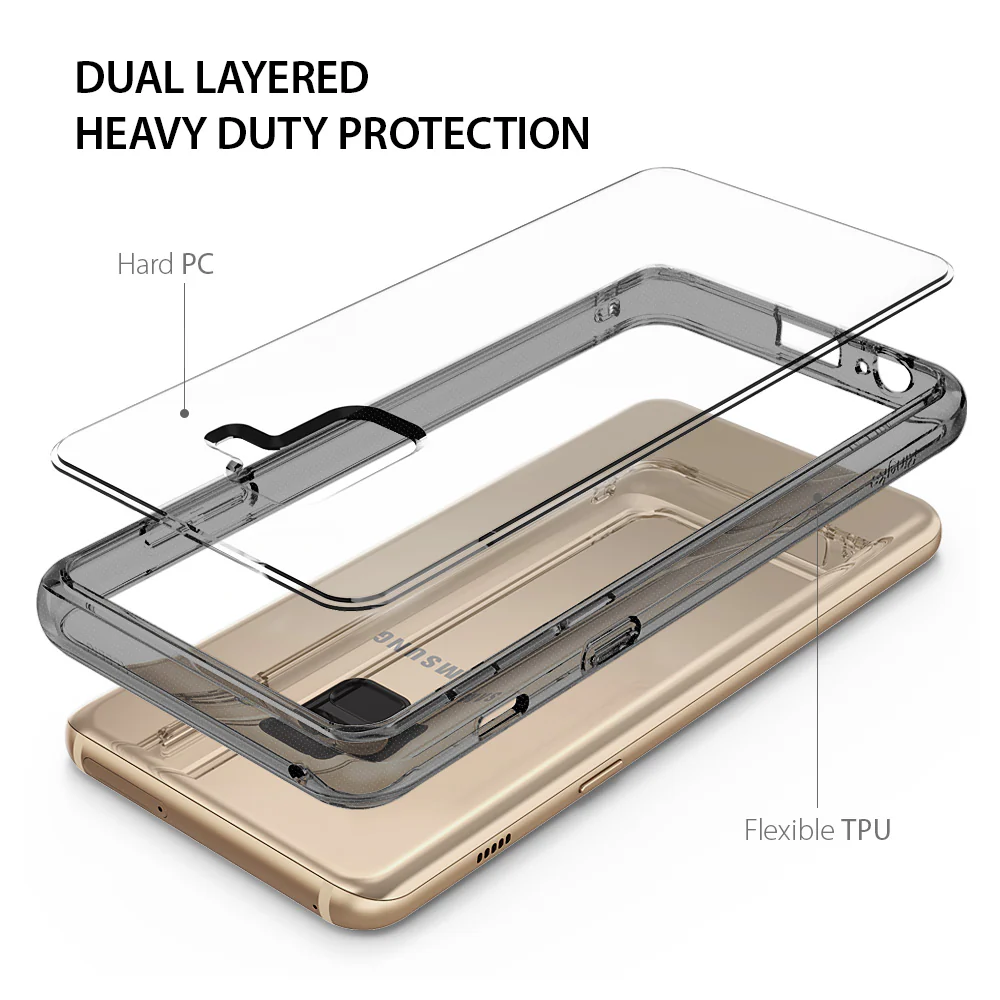 Galaxy A8 Plus (2018) Case | Fusion - Smoke Black - Image 5