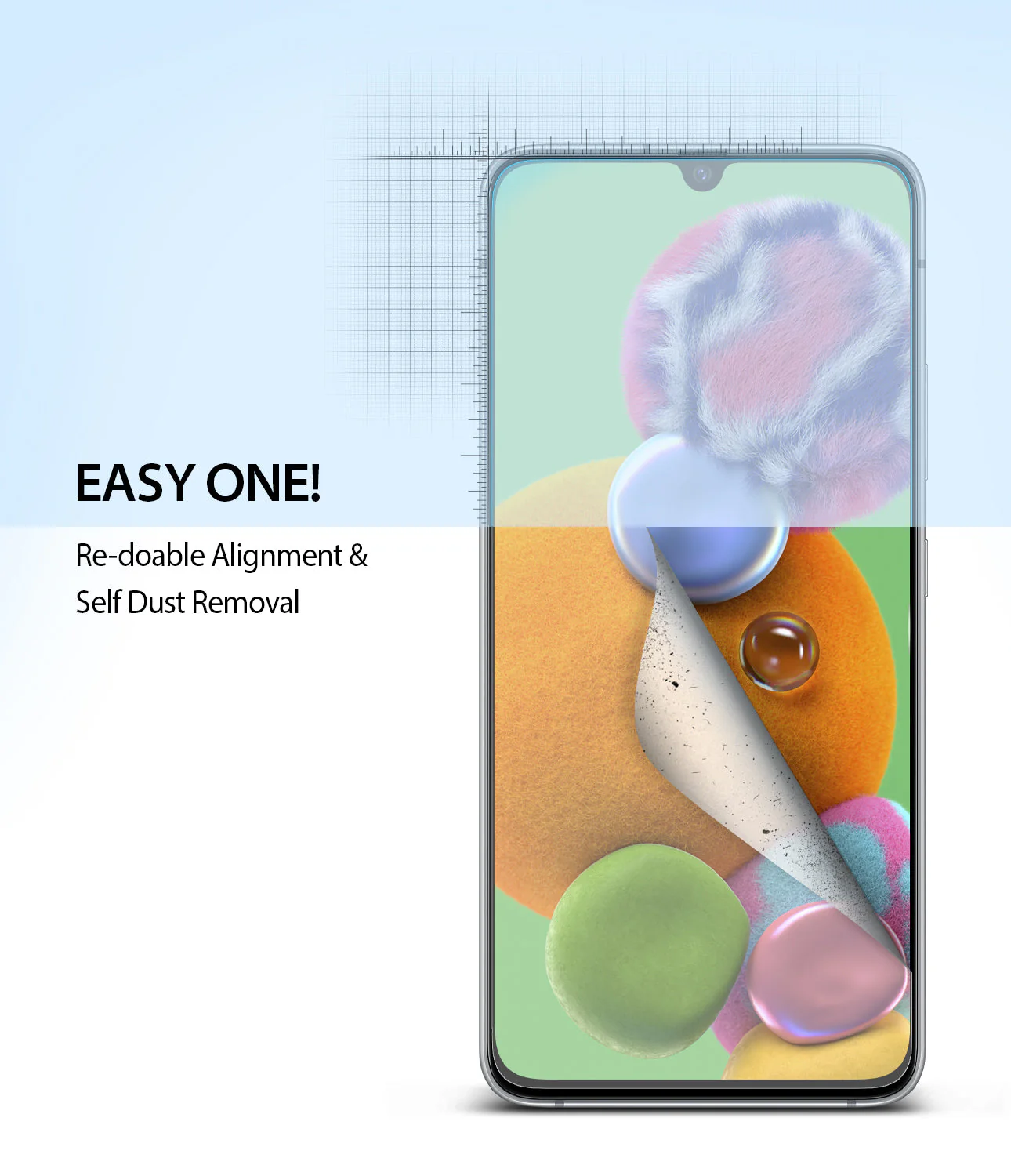 Galaxy A90 5G Screen Protector | Dual Easy Film - Image 4