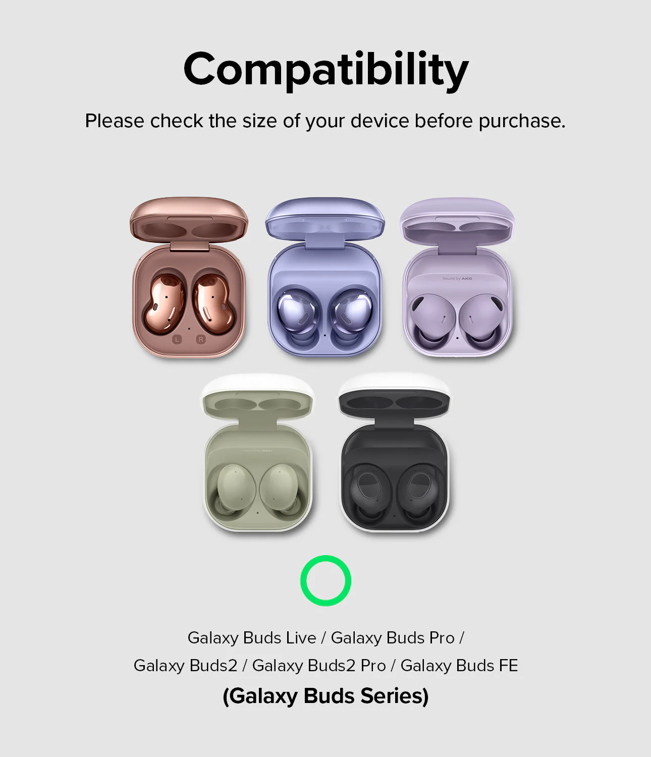 Galaxy Buds FE / 2 Pro / Buds 2 / Galaxy Buds Pro / Live Case | Onyx - Image 3