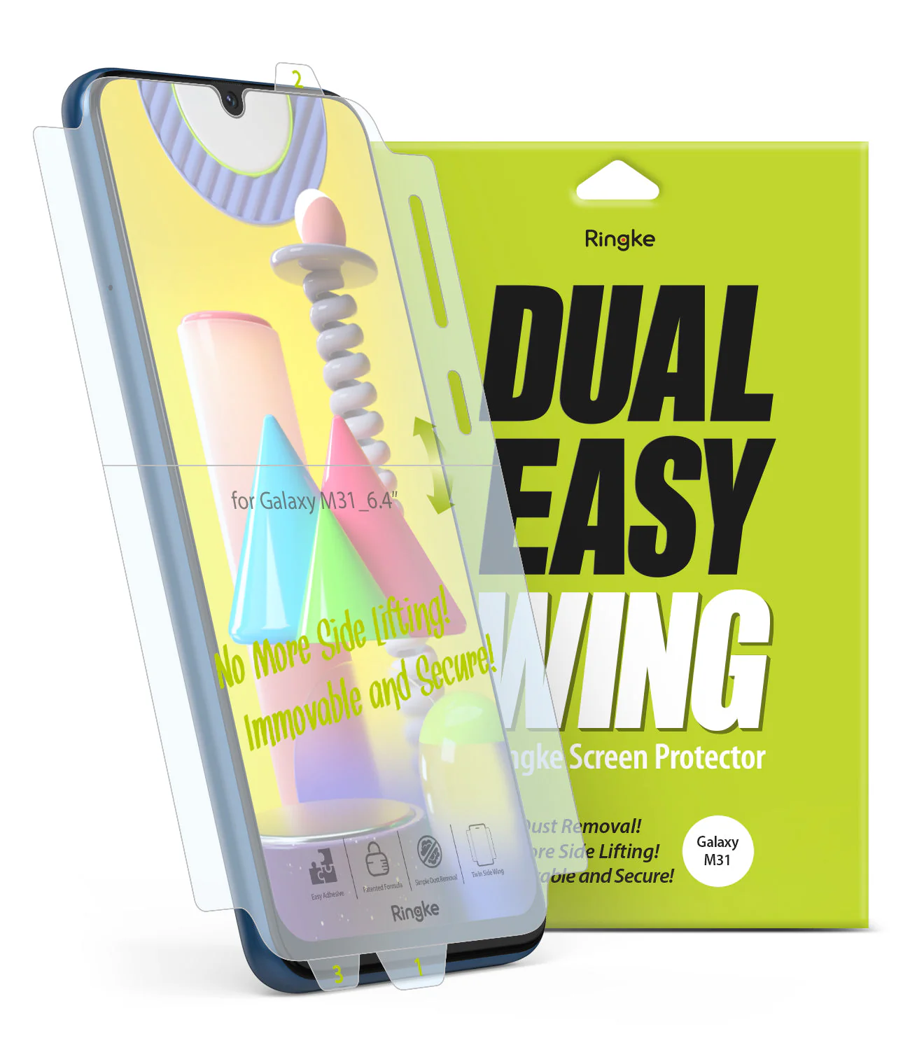 Galaxy M31 Screen Protector | Dual Easy Film