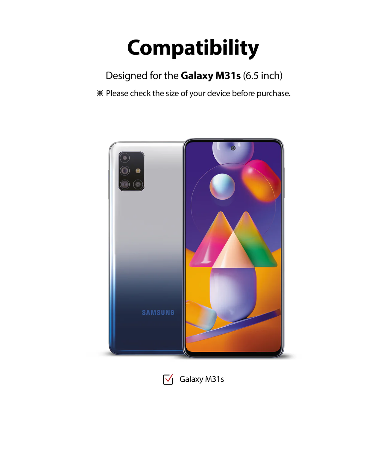 Galaxy M31s Screen Protector | Dual Easy Film - Image 3