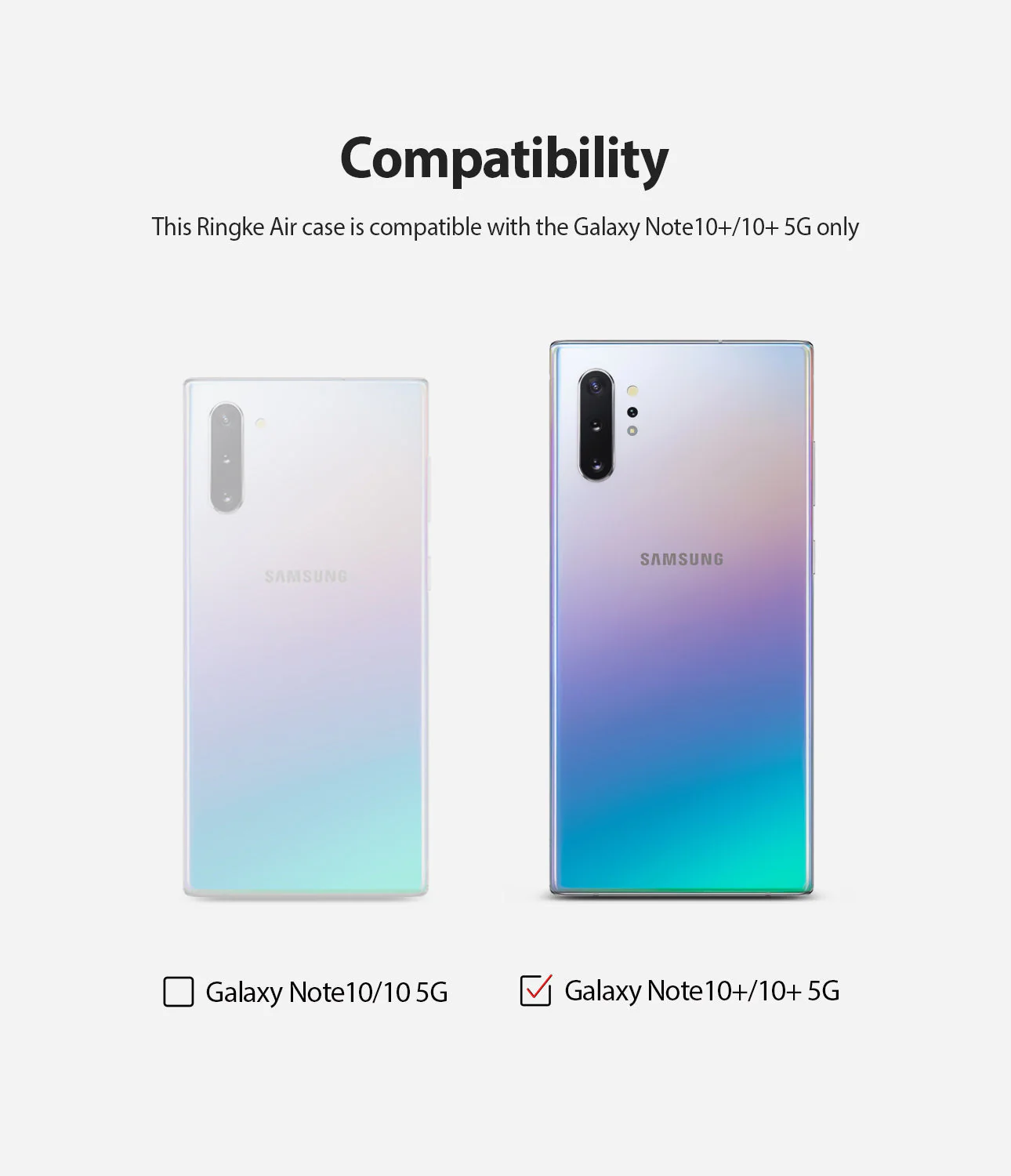 Galaxy Note 10 Plus Case | Air - Clear (Dot) - Image 3