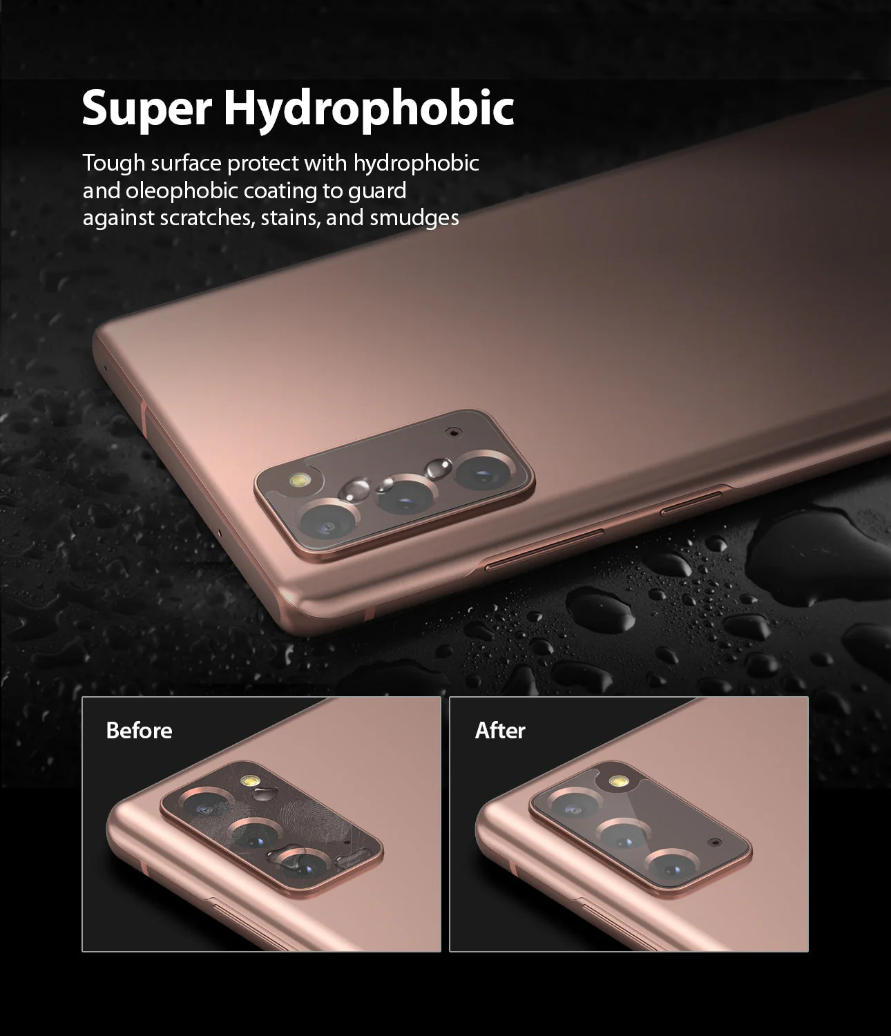 Galaxy Note 20 Camera Protector | Invisible Defender Glass - Image 5