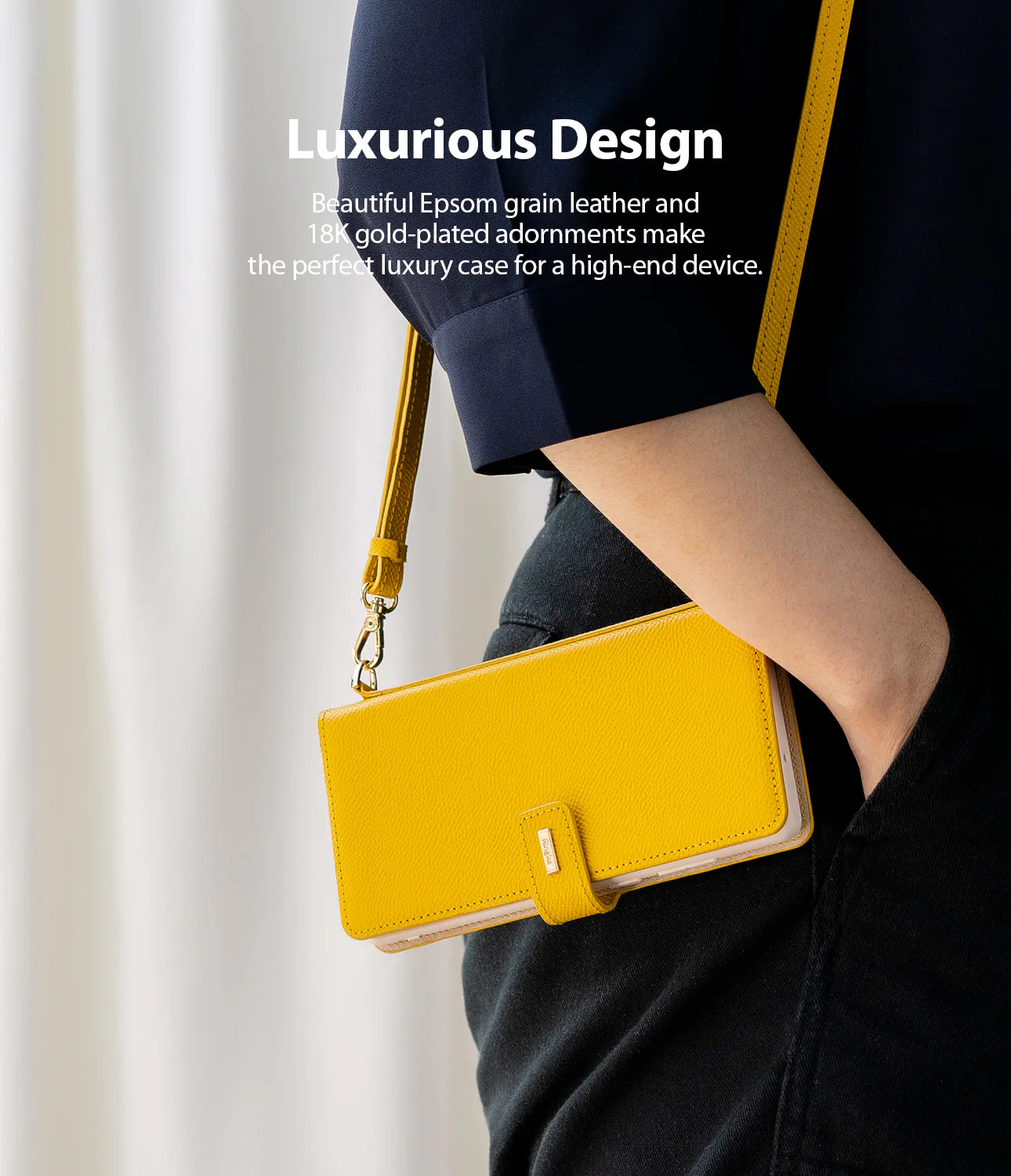 Galaxy Note 20 Case | Folio Signature Yellow - Image 10