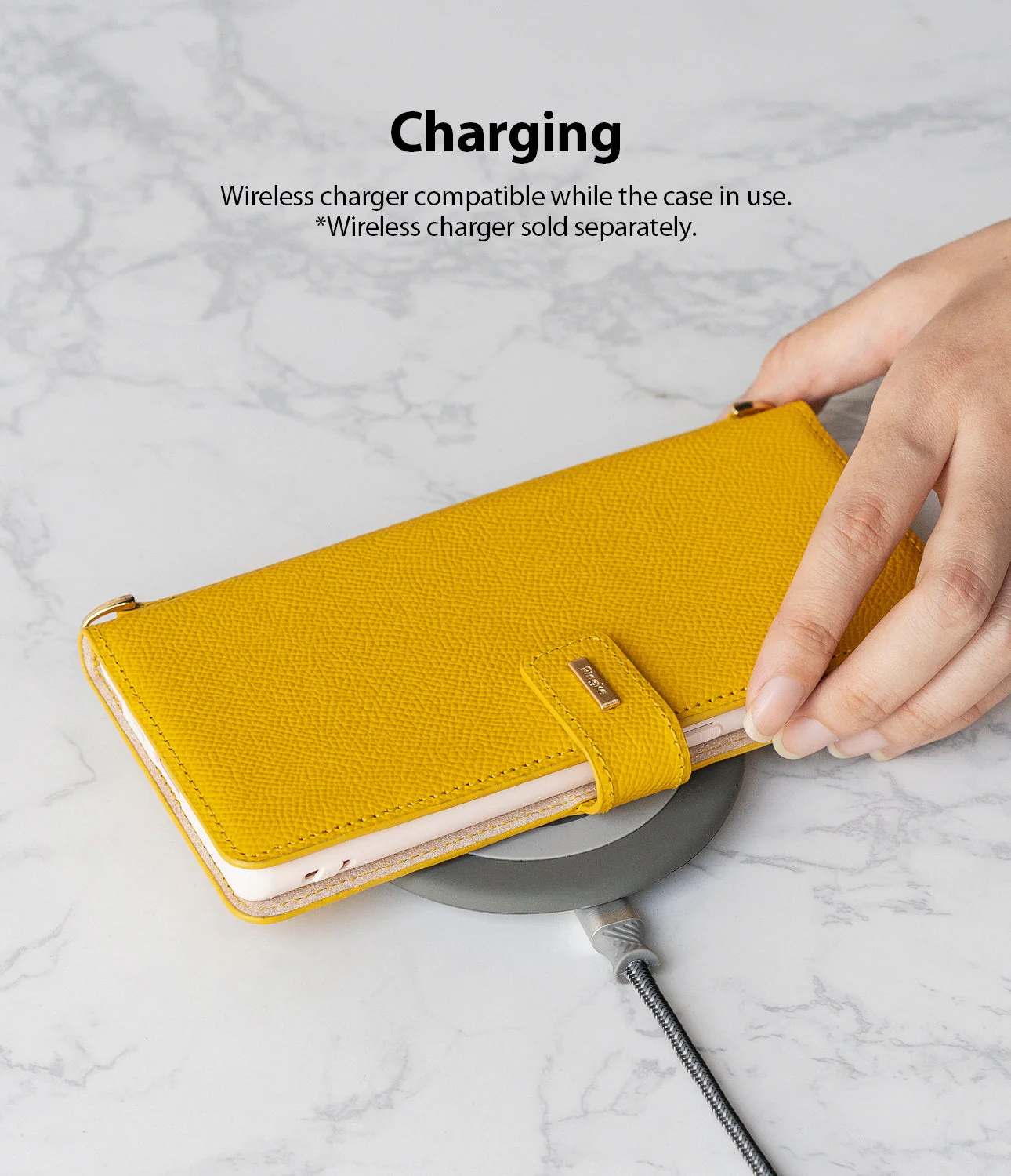 Galaxy Note 20 Case | Folio Signature Yellow - Image 11