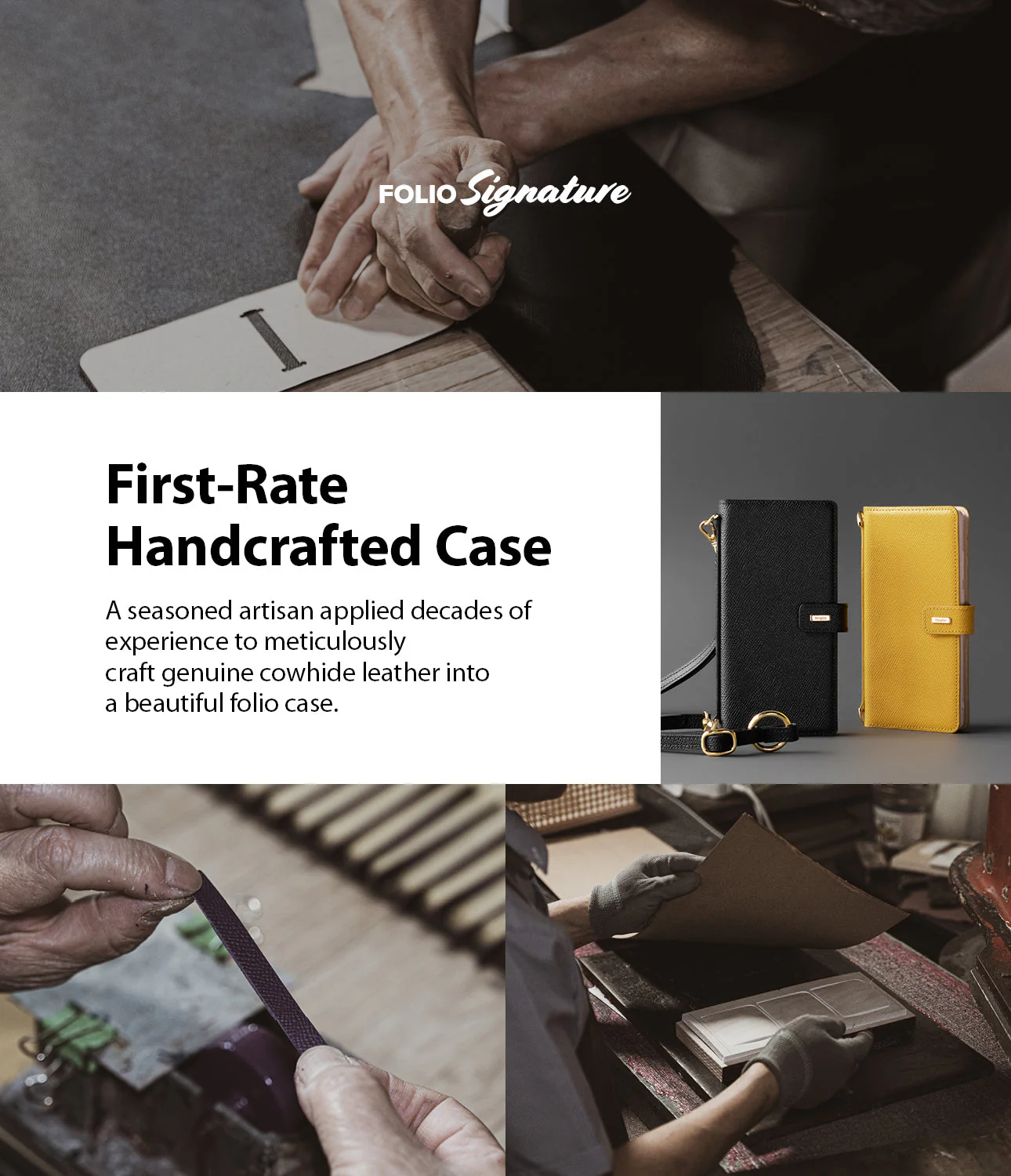 Galaxy Note 20 Case | Folio Signature Yellow - Image 4