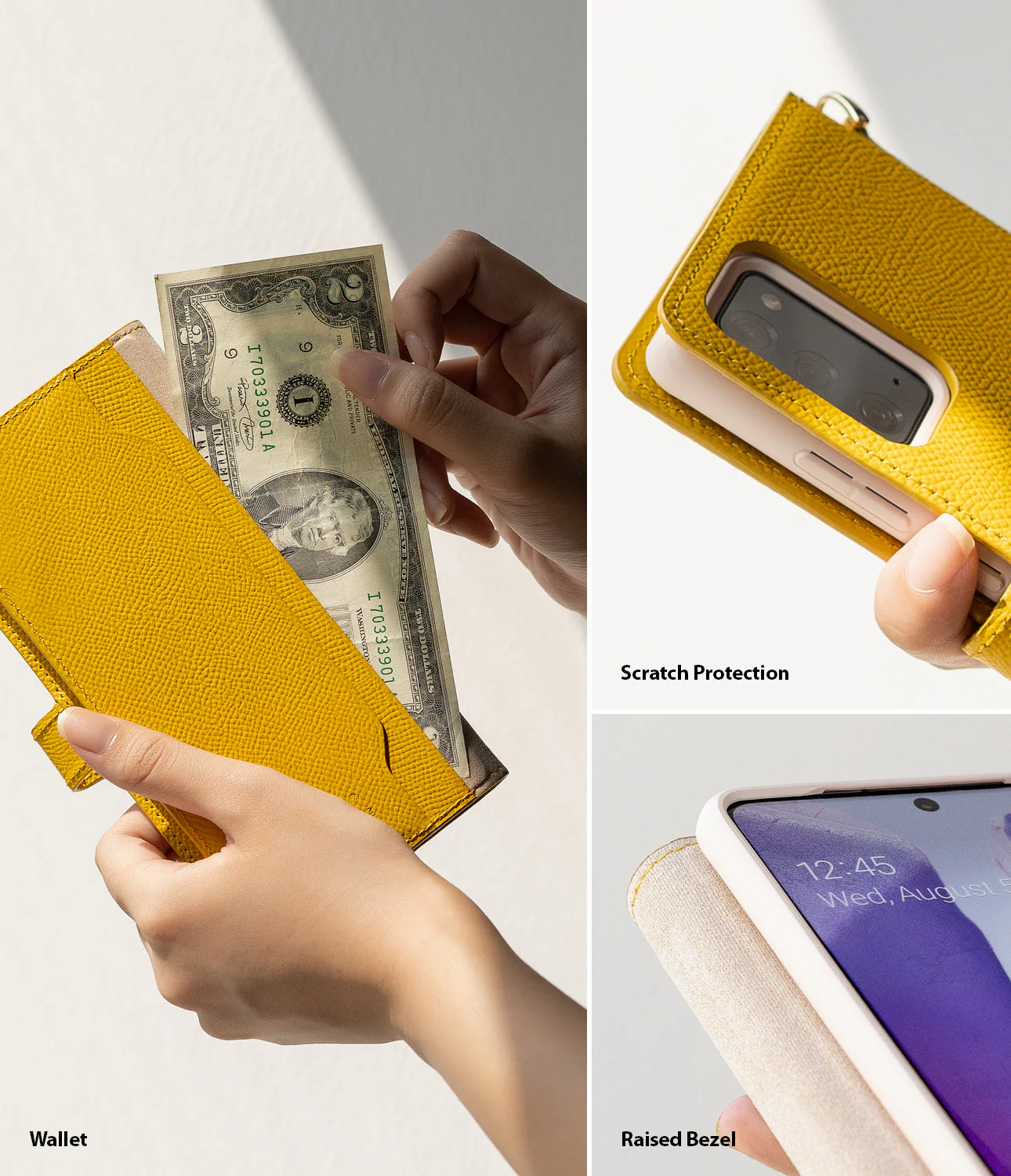 Galaxy Note 20 Case | Folio Signature Yellow - Image 7
