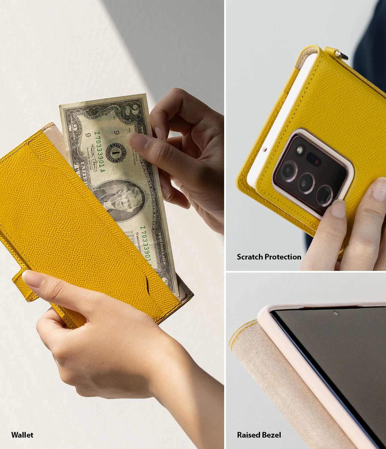 Galaxy Note 20 Ultra Case | Folio Signature Yellow - Image 7