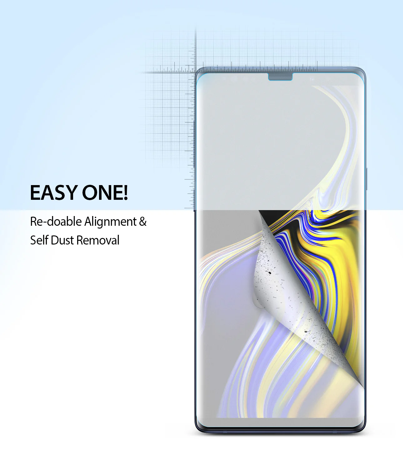 Galaxy Note 9 Screen Protector | Dual Easy Film - Image 4