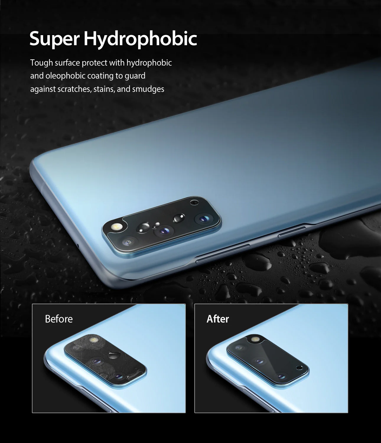 Galaxy S20 Camera Protector | Invisible Defender Glass - Image 9