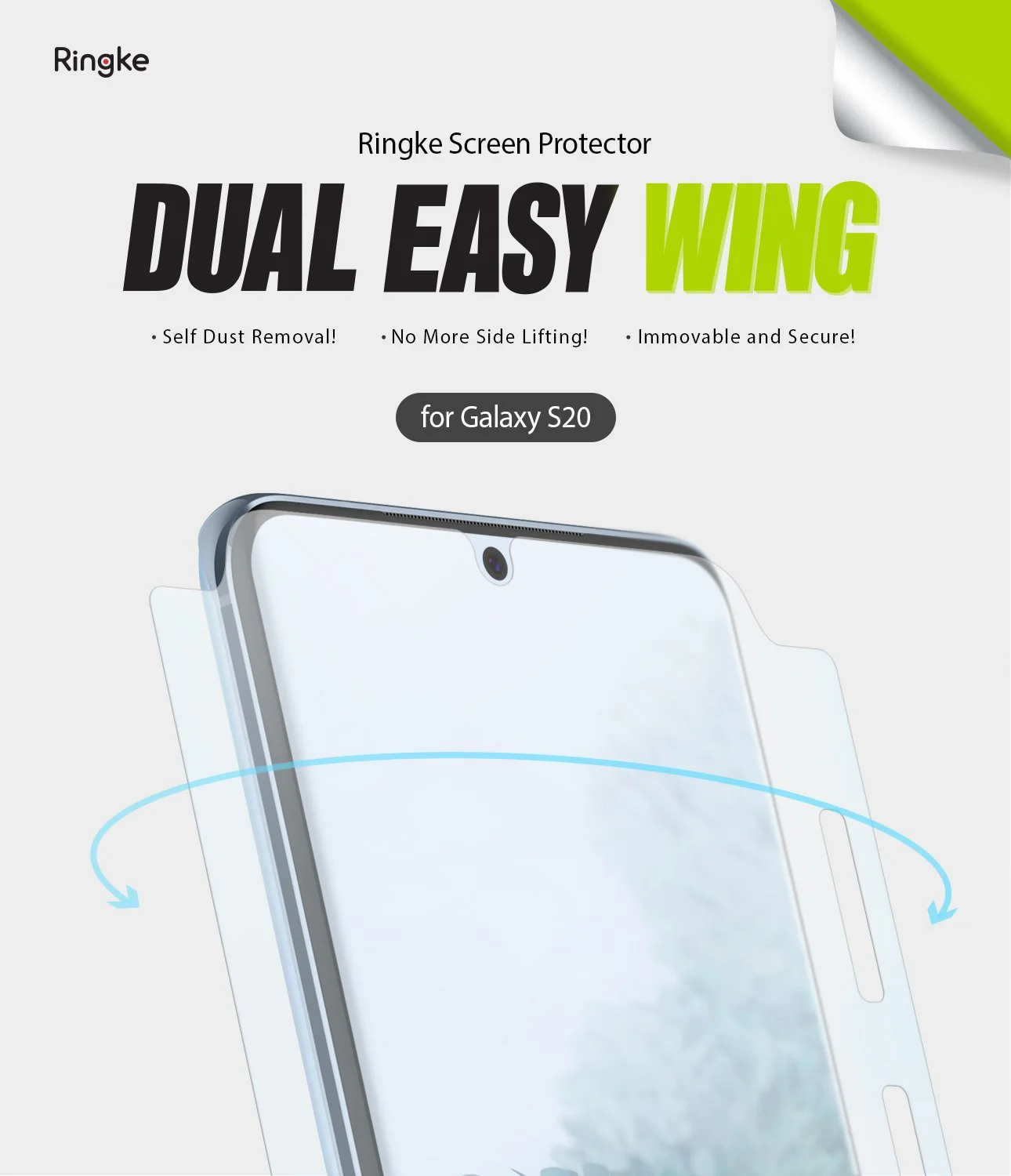 Galaxy S20 Screen Protector | Dual Easy Film - Image 2