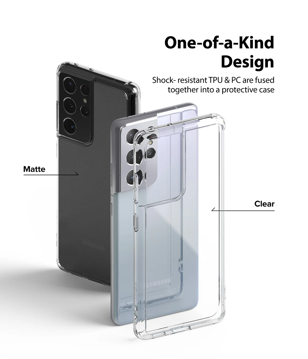 Galaxy S21 Ultra Case + Screen Protector | Fusion + Easy Flex - Image 4
