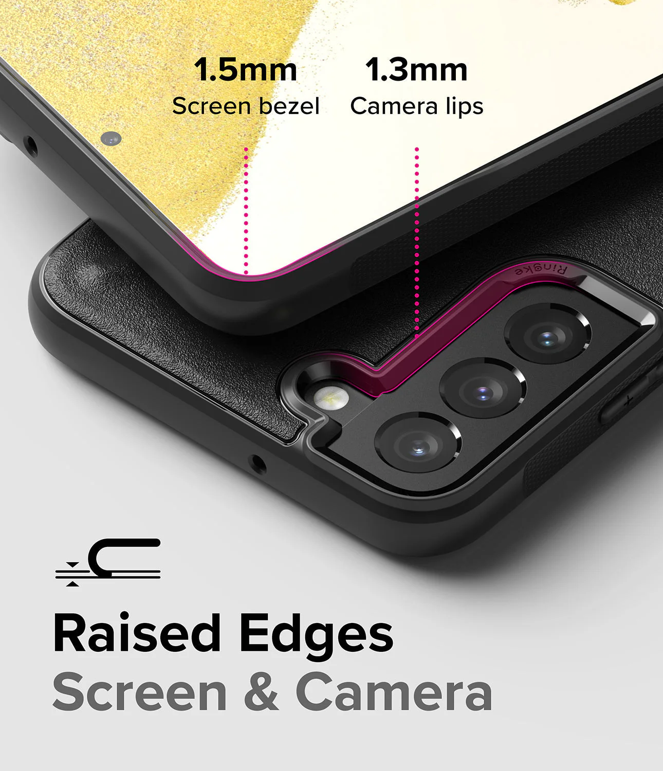 Galaxy S22 Plus Case Combo | Onyx Case + Screen Protector + Camera Protector - Image 8