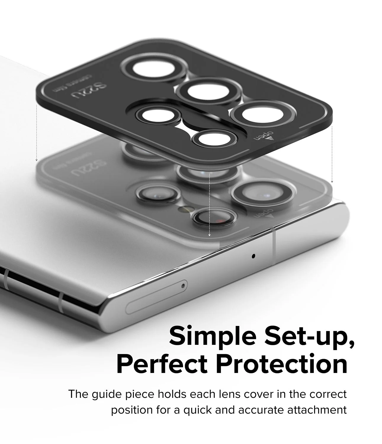 Galaxy S22 Ultra Camera Lens Protector | Camera Lens Frame Glass - Image 10