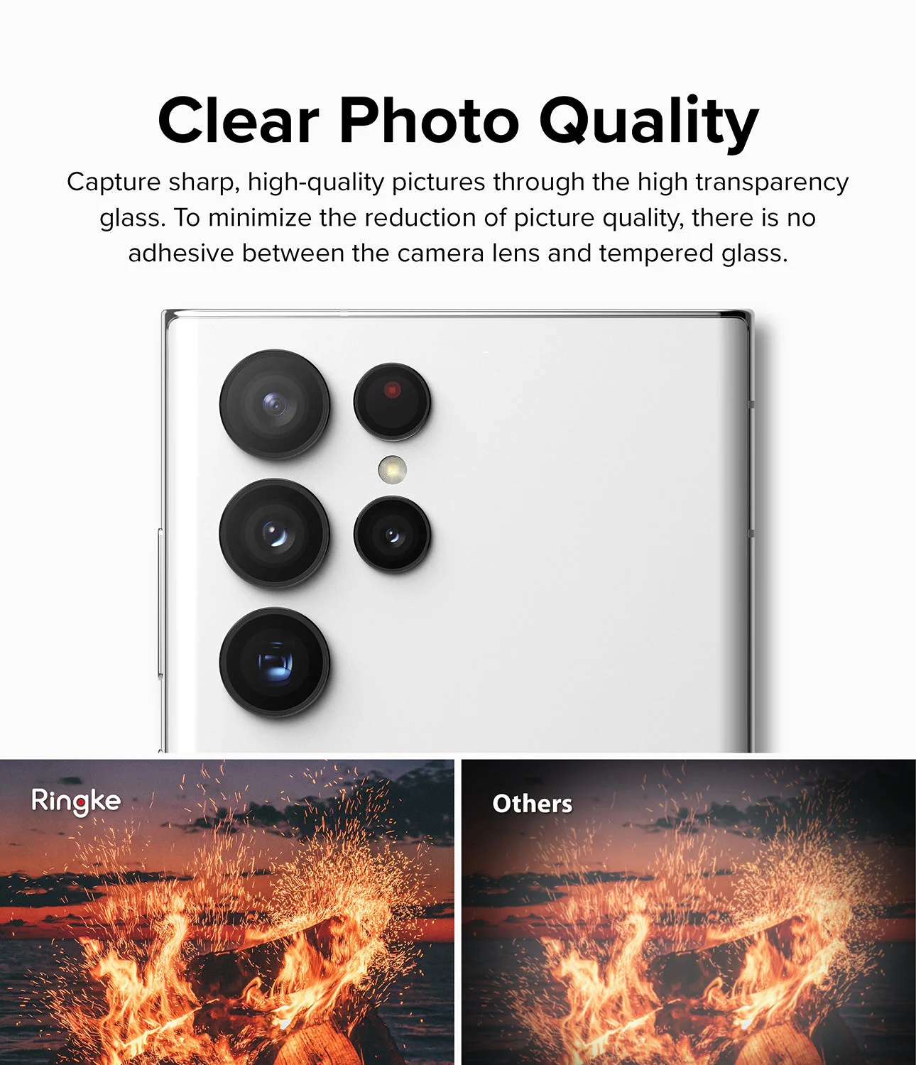 Galaxy S22 Ultra Camera Lens Protector | Camera Lens Frame Glass - Image 13