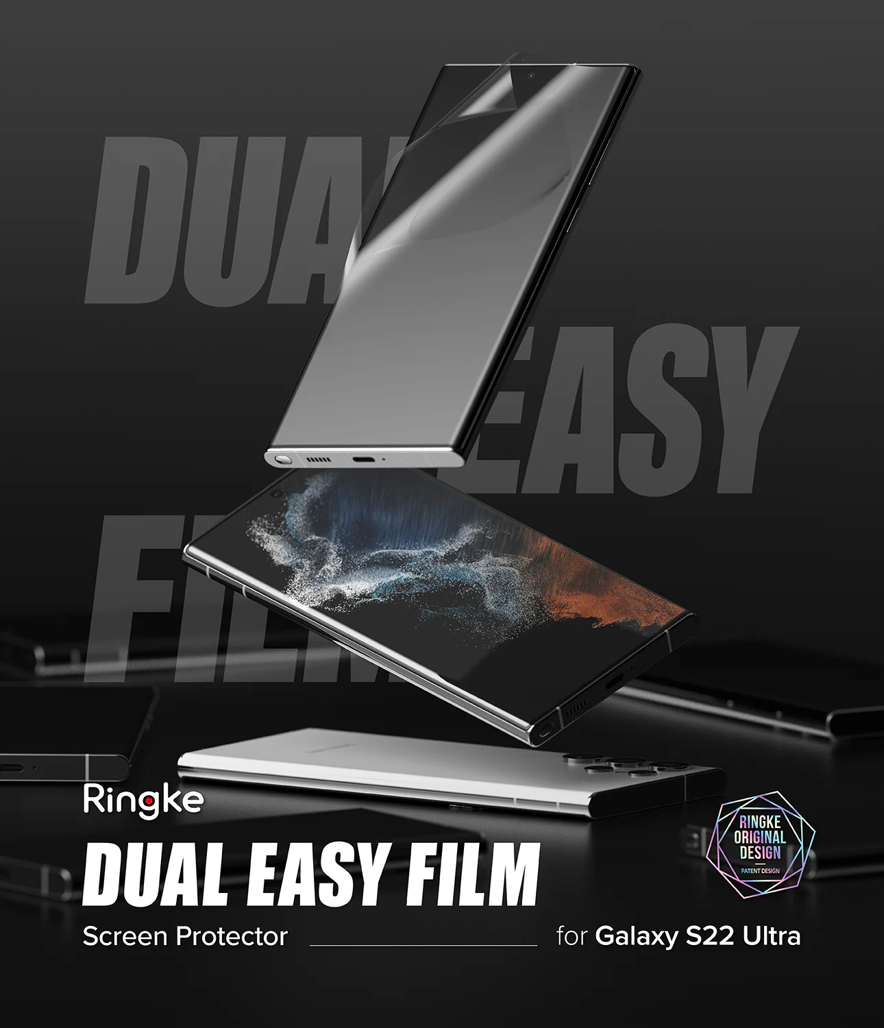 Galaxy S22 Ultra Screen Protector | Dual Easy Film - Image 2