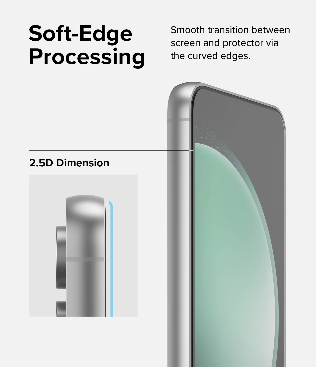 Galaxy S23 FE Screen Protector | Full Cover Glass - Image 6