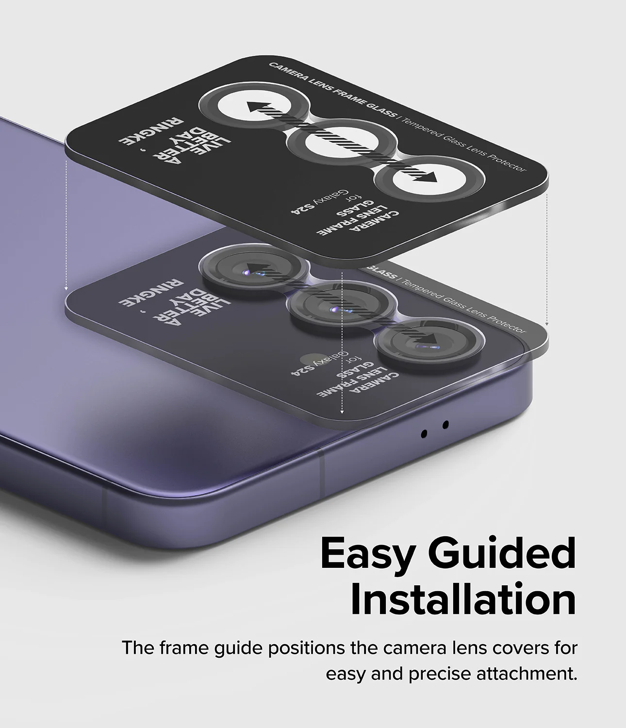 Galaxy S24 Lens Protector | Camera Lens Frame Glass - Image 10