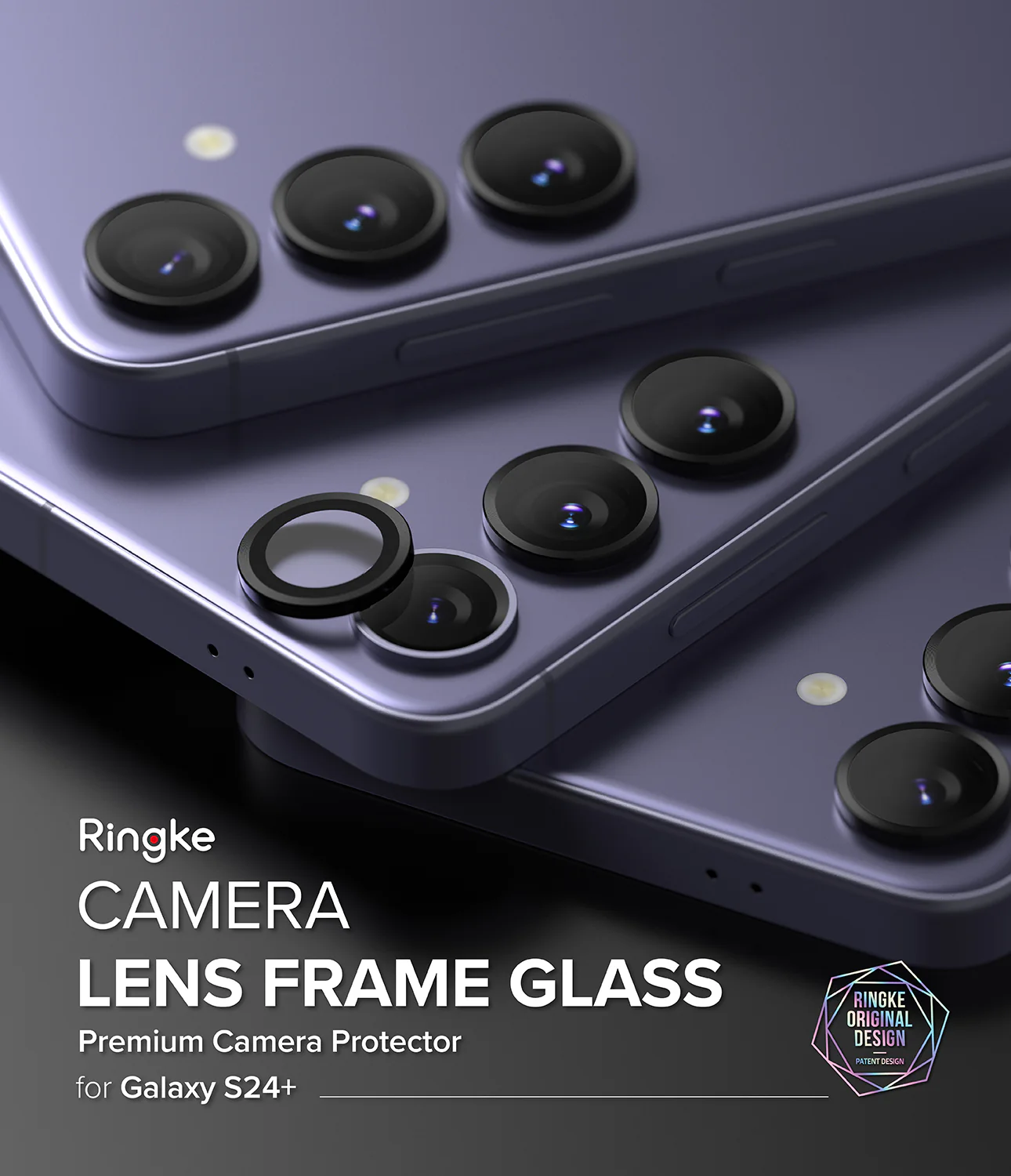 Galaxy S24 Plus Lens Protector | Camera Lens Frame Glass - Image 2