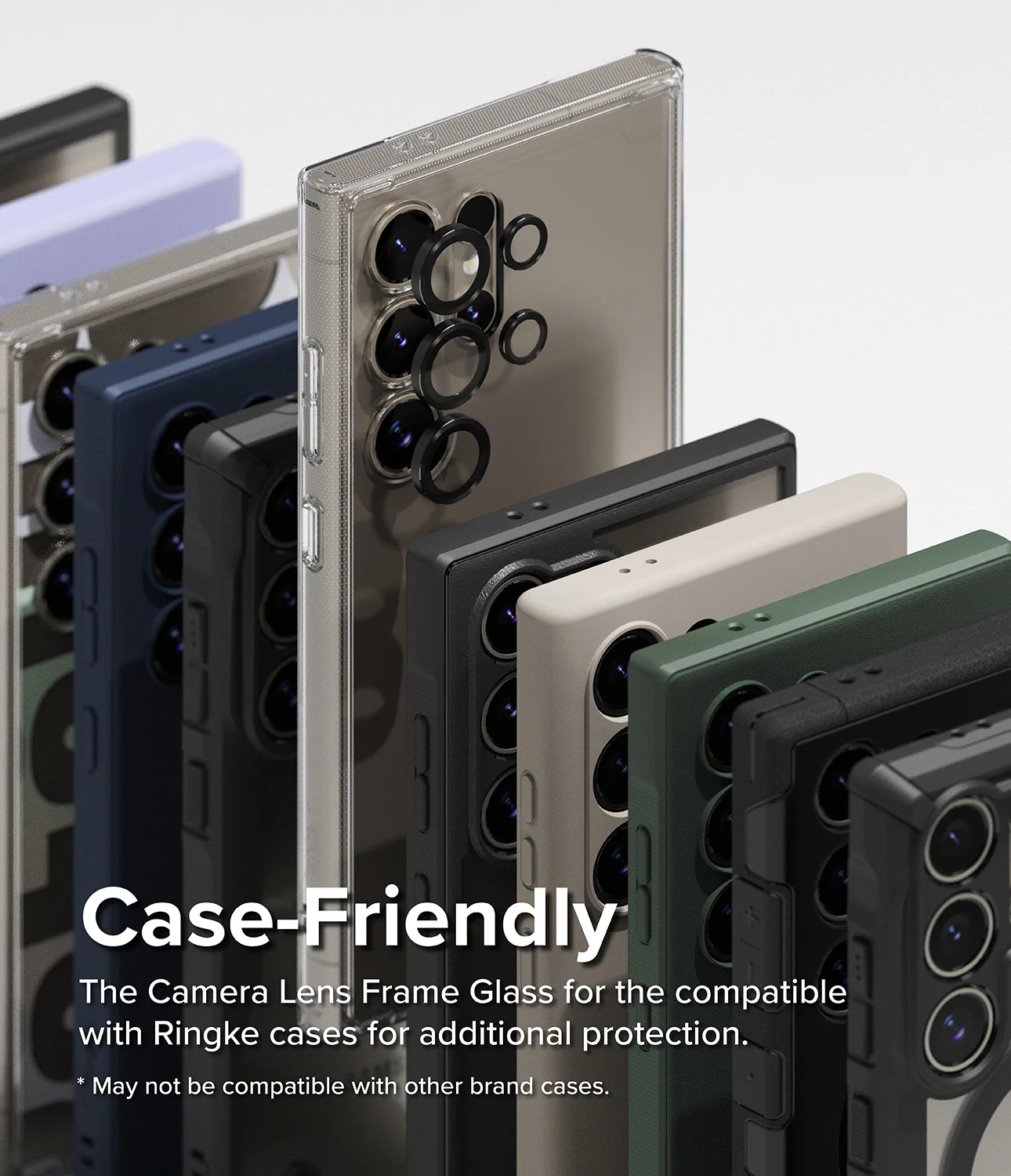 Galaxy S24 Ultra Lens Protector | Camera Lens Frame Glass - Image 9
