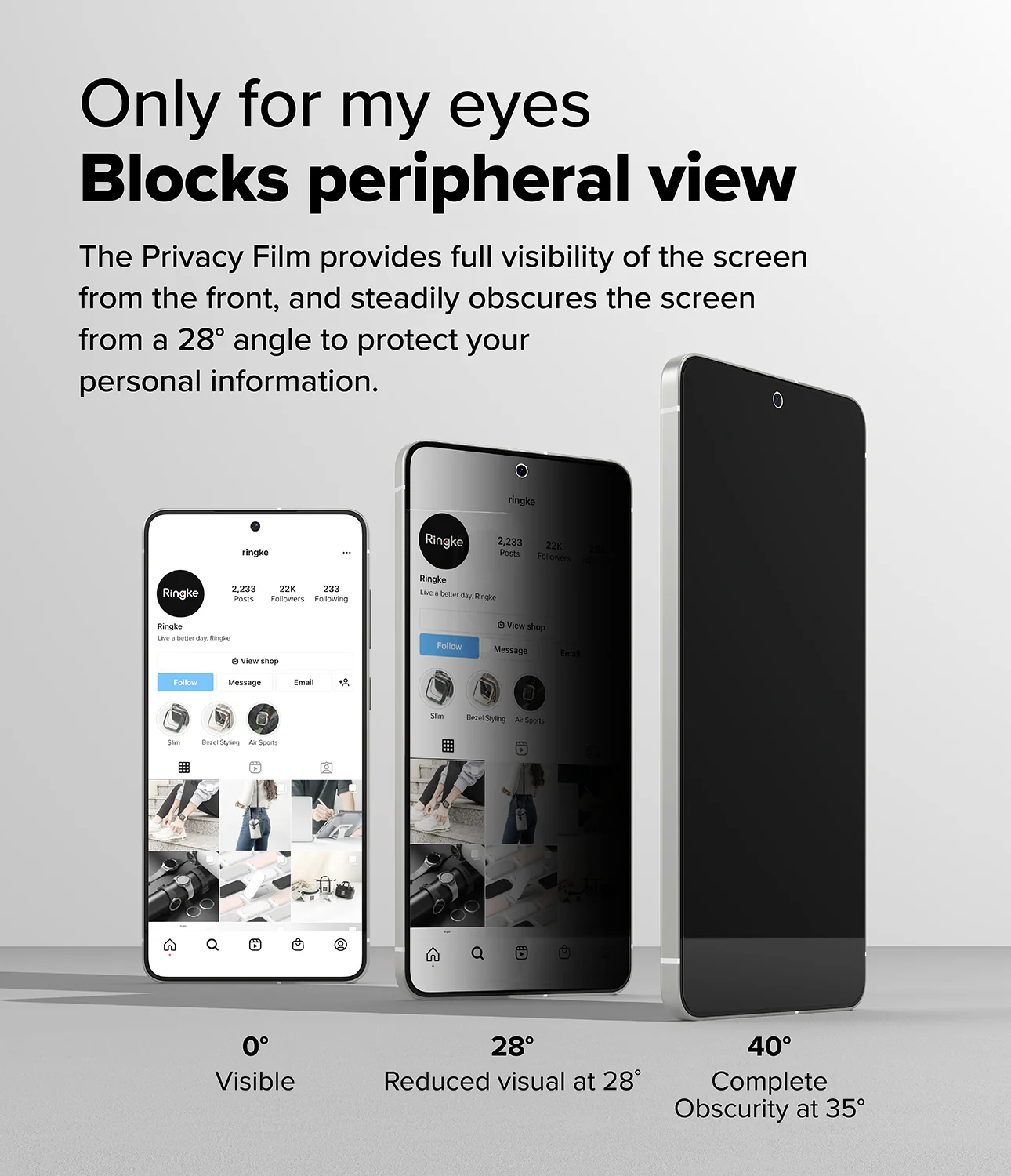 Galaxy S25 Edge Screen Protector | Easy Slide Privacy Tempered Glass - Image 7