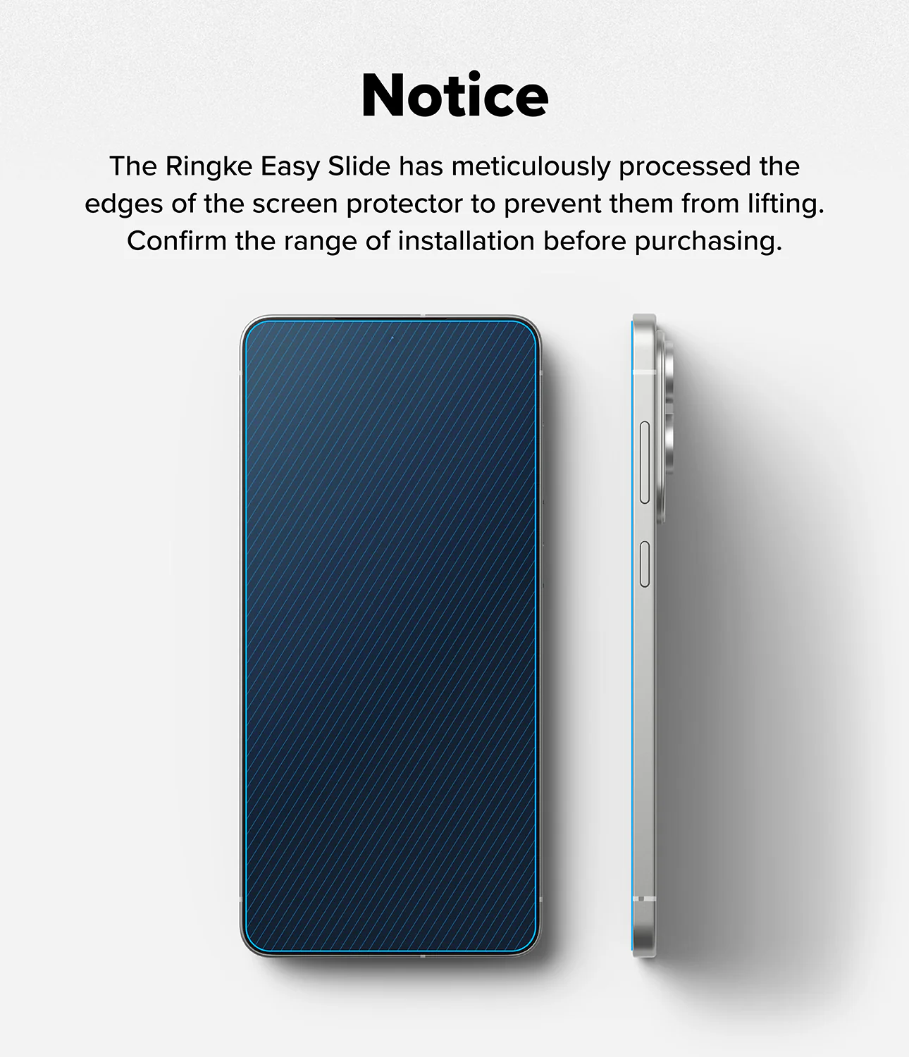 Galaxy S25 Edge Screen Protector | Easy Slide Tempered Glass - Image 13