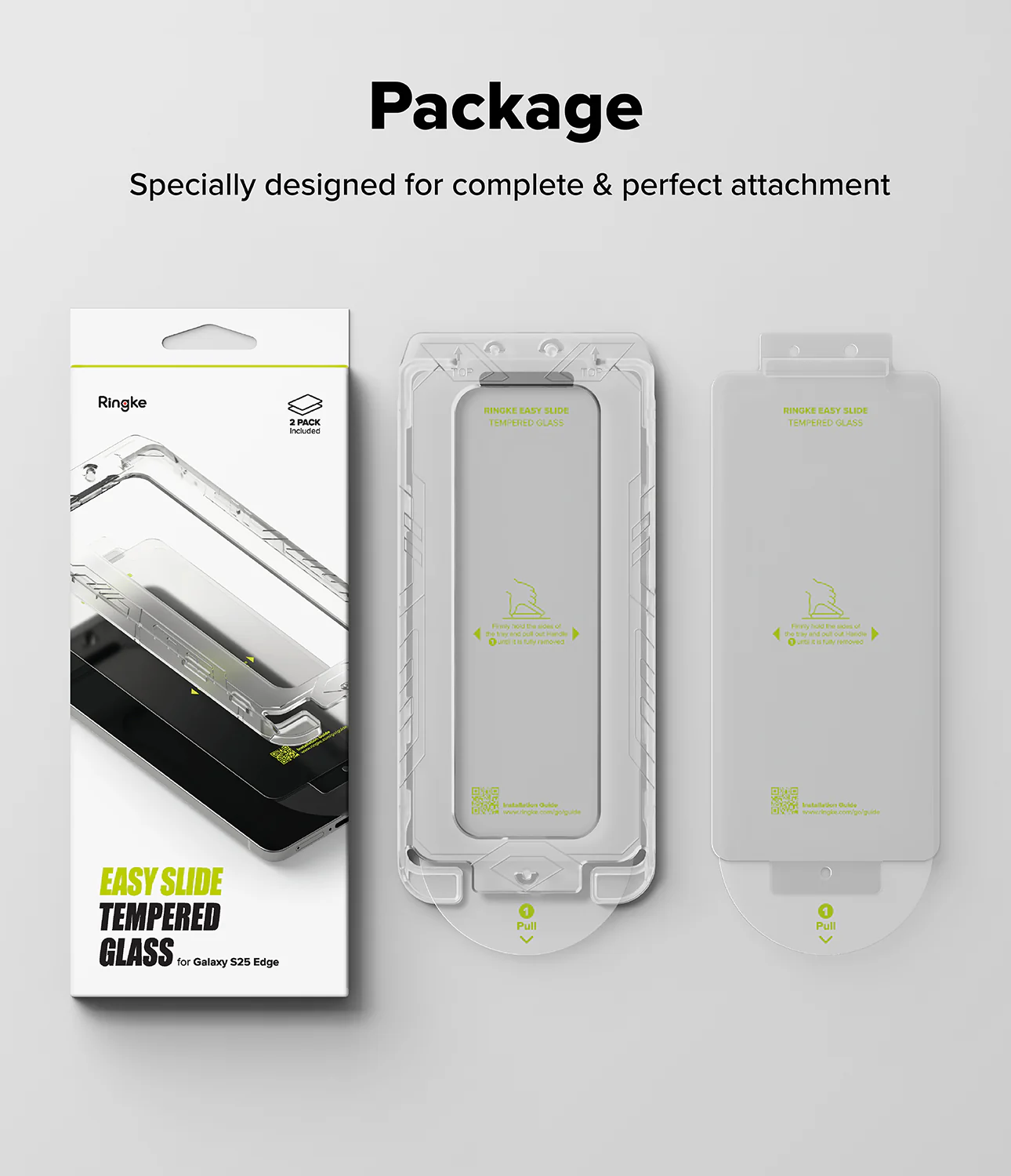 Galaxy S25 Edge Screen Protector | Easy Slide Tempered Glass - Image 16