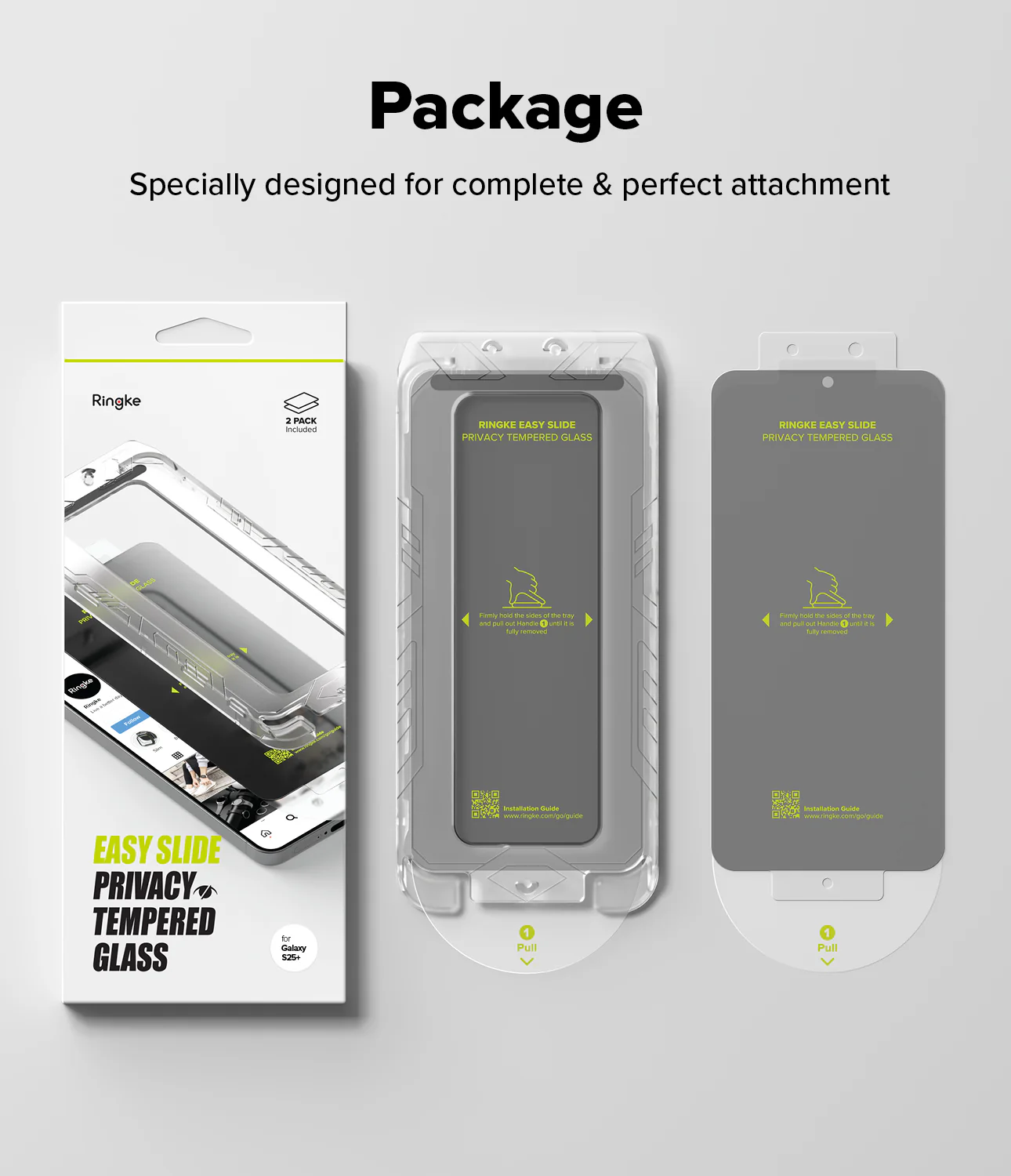 Galaxy S25 Plus Screen Protector | Easy Slide Privacy Tempered Glass - Image 19
