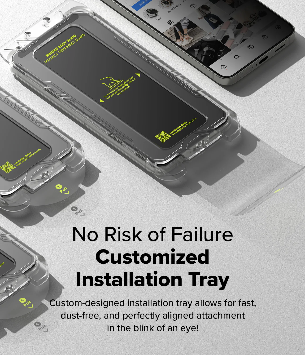Galaxy S25 Plus Screen Protector | Easy Slide Privacy Tempered Glass - Image 5