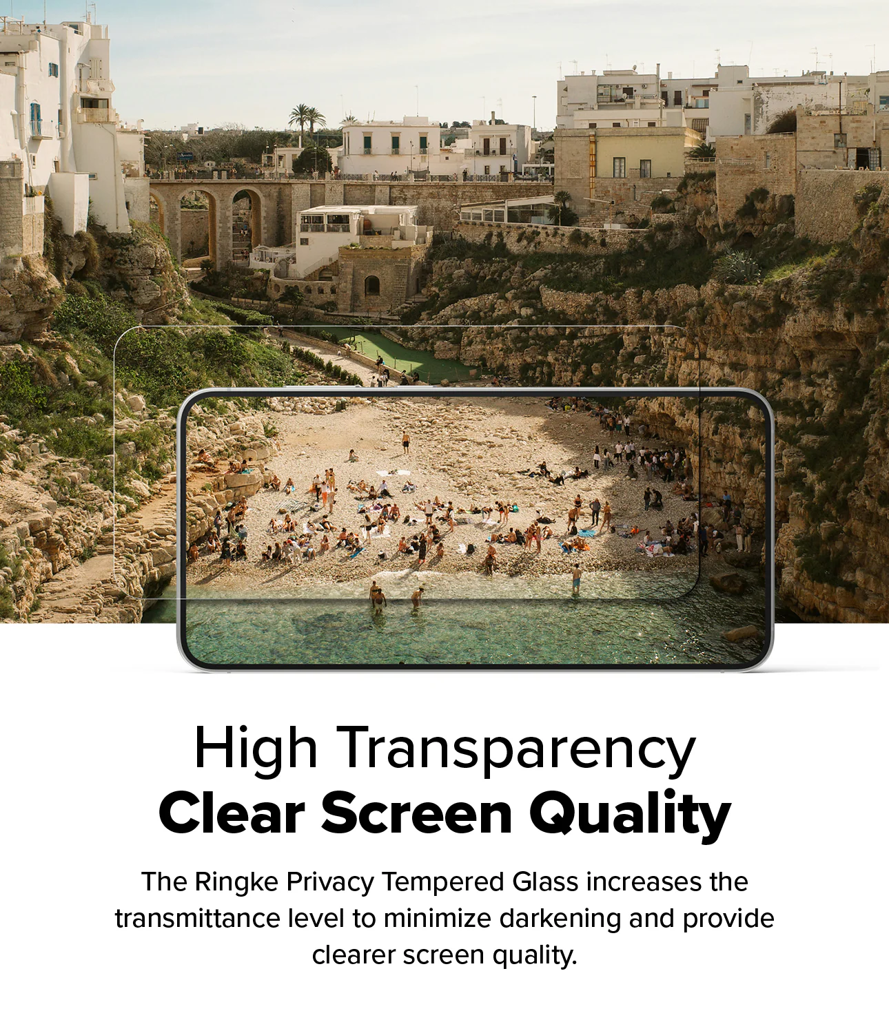 Galaxy S25 Screen Protector | Easy Slide Privacy Tempered Glass - Image 10