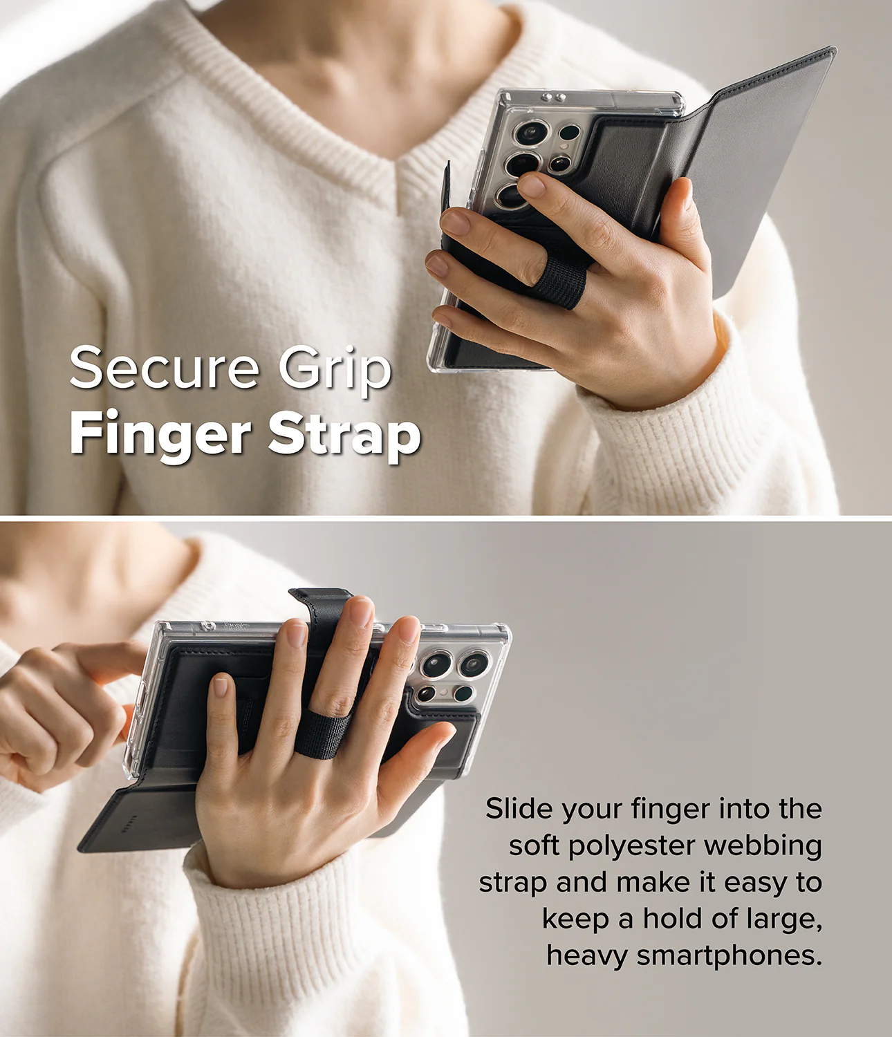 Galaxy S25 Ultra Case Combo | Folio Grip Wallet Magnetic + Fusion Magnetic - Image 11