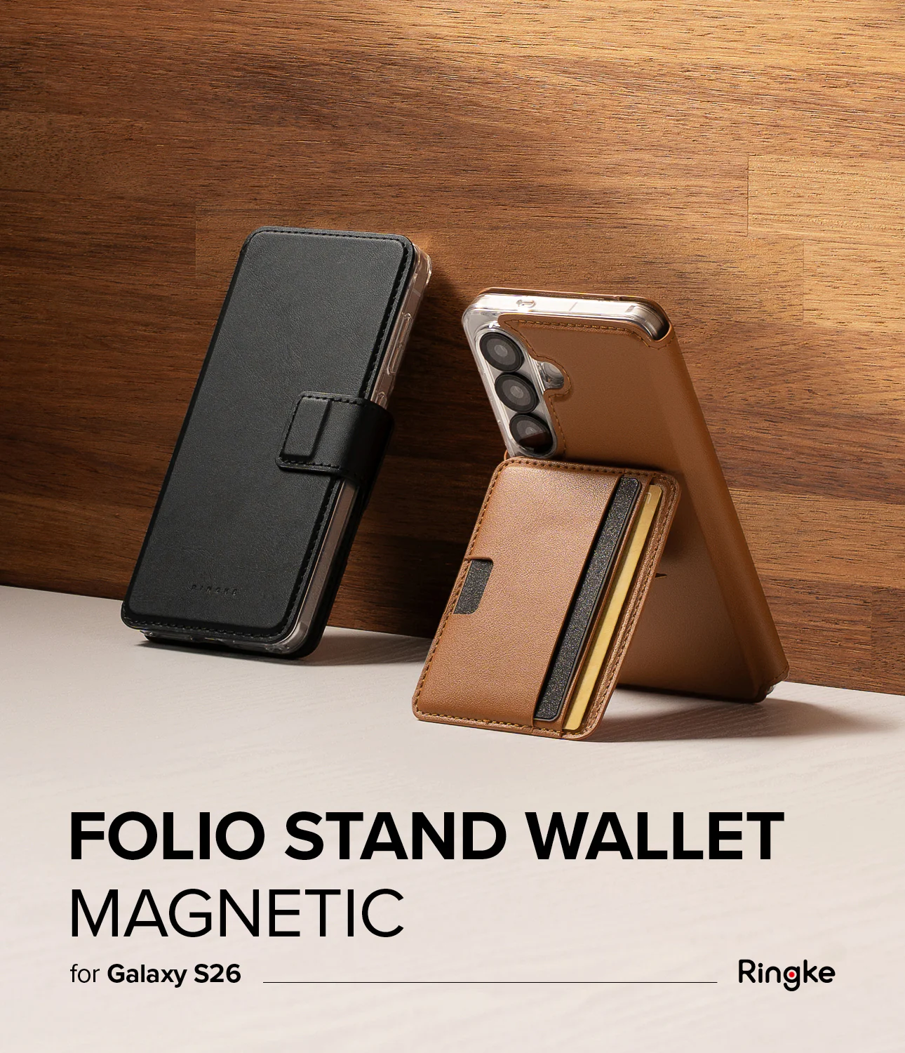 Galaxy S26 Cover | Folio Stand Wallet Magnetic - Image 13
