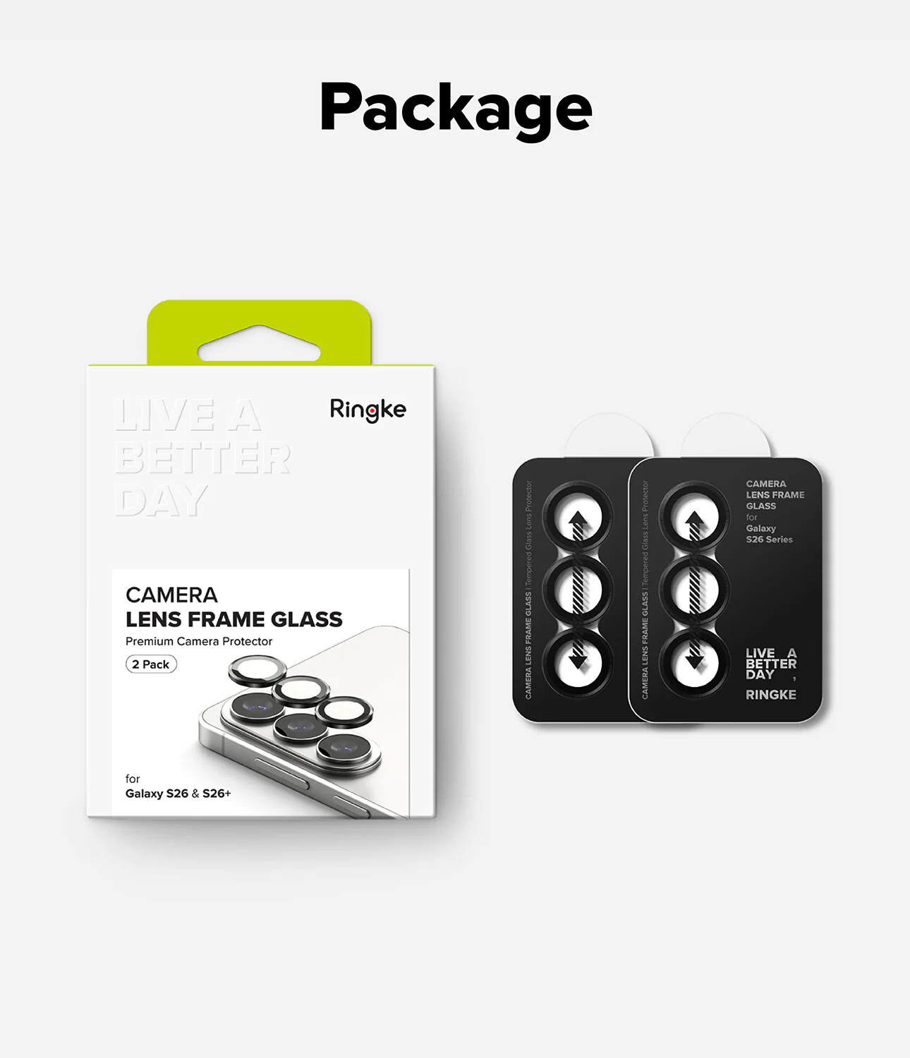 Galaxy S26 Plus / S26 | Camera Lens Frame Glass - Image 12